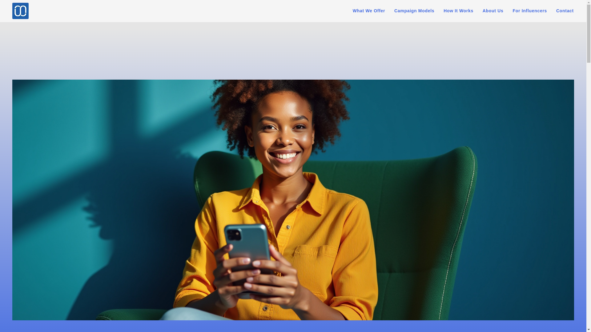 website screenshot of https://influnite.ca/