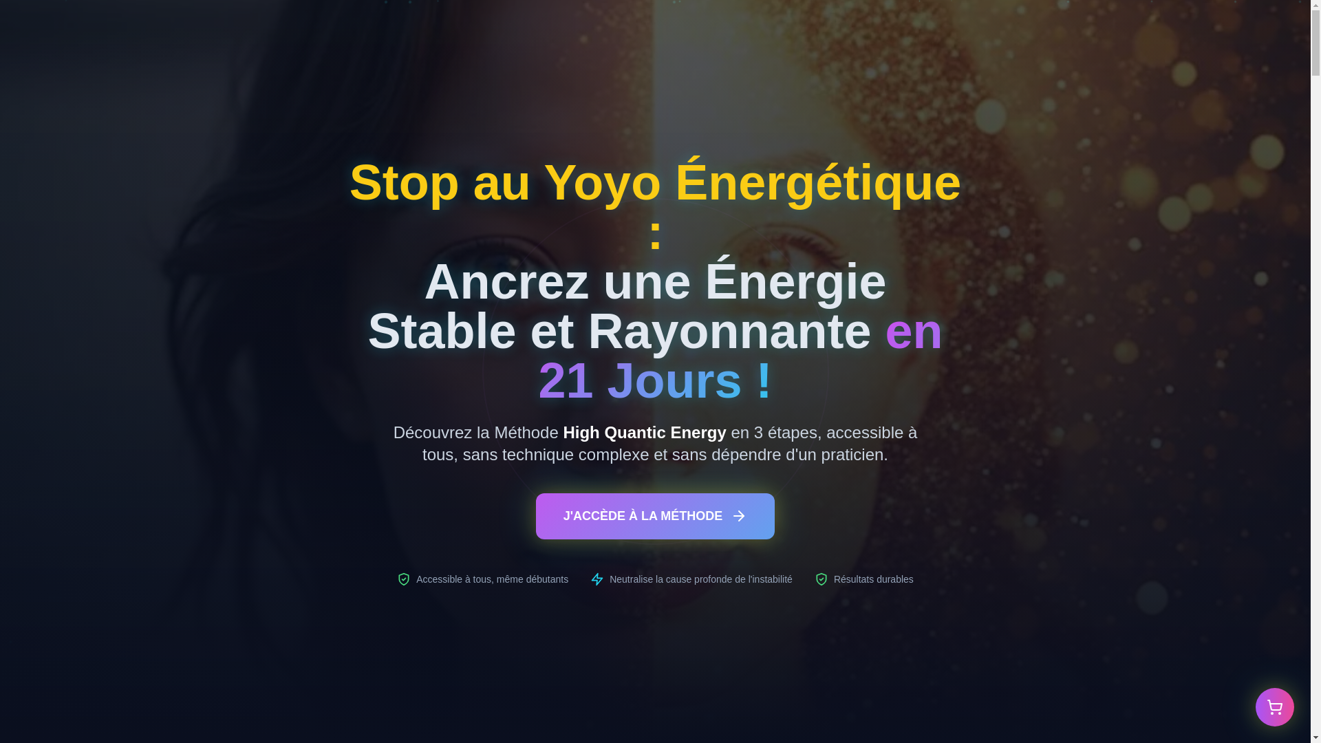 website screenshot of https://methodehighquanticenergy.fr/