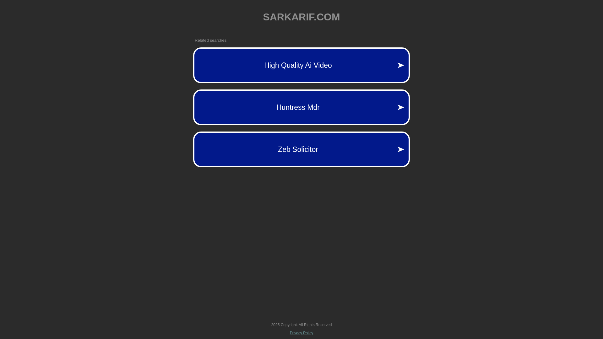 website screenshot of https://sarkarif.com/