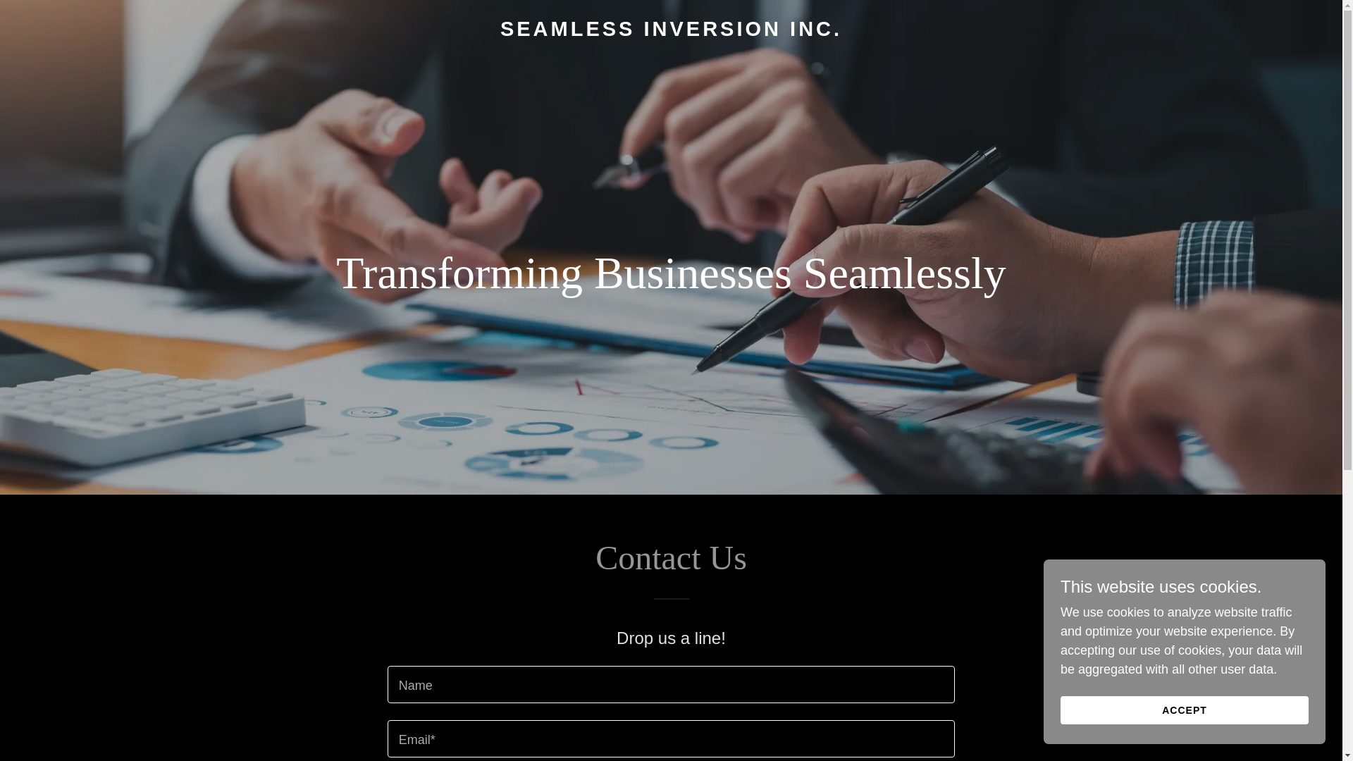 website screenshot of https://seamlessinversion.com/