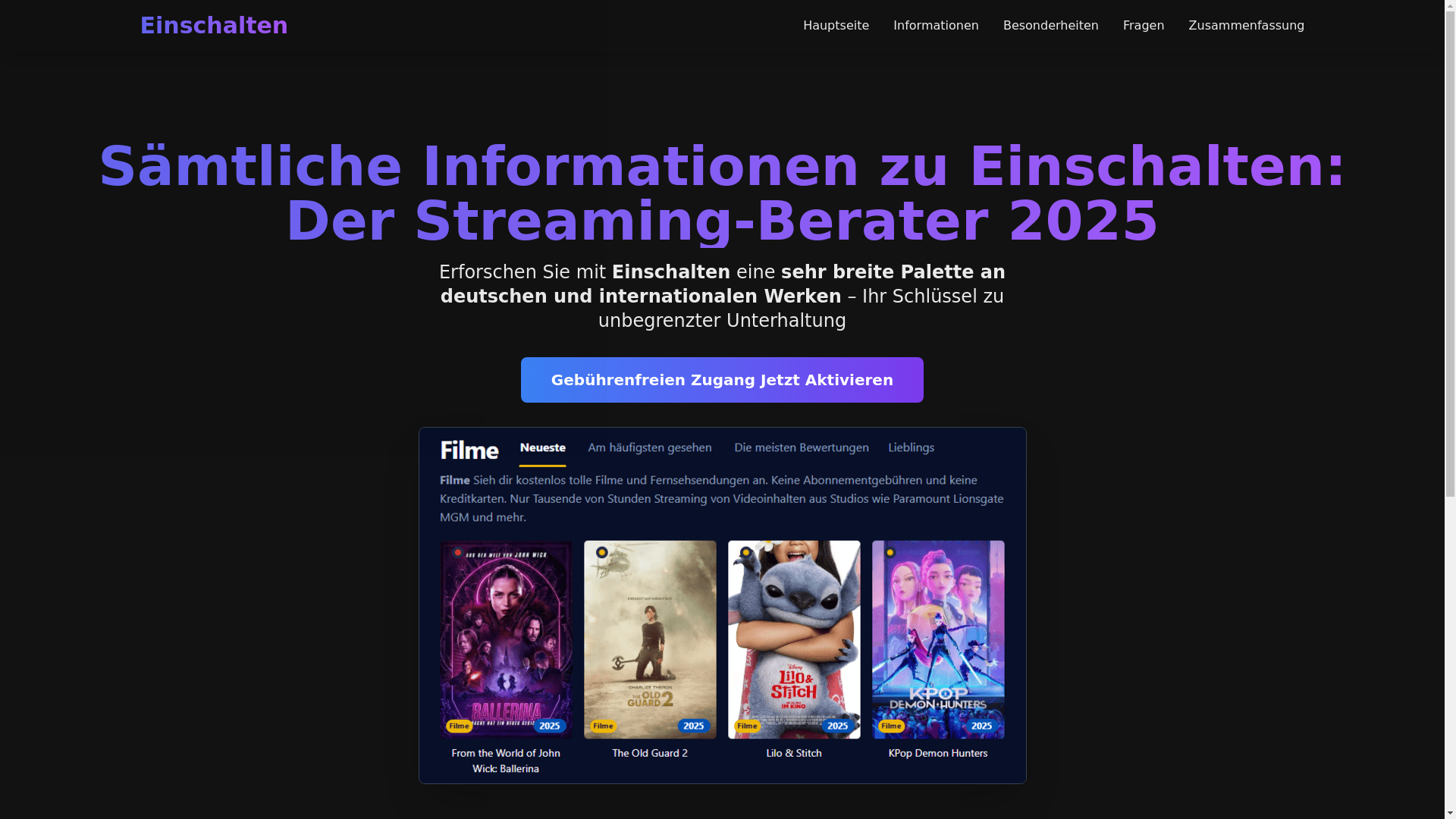 website screenshot of https://einschalten-ogi1.pages.dev/