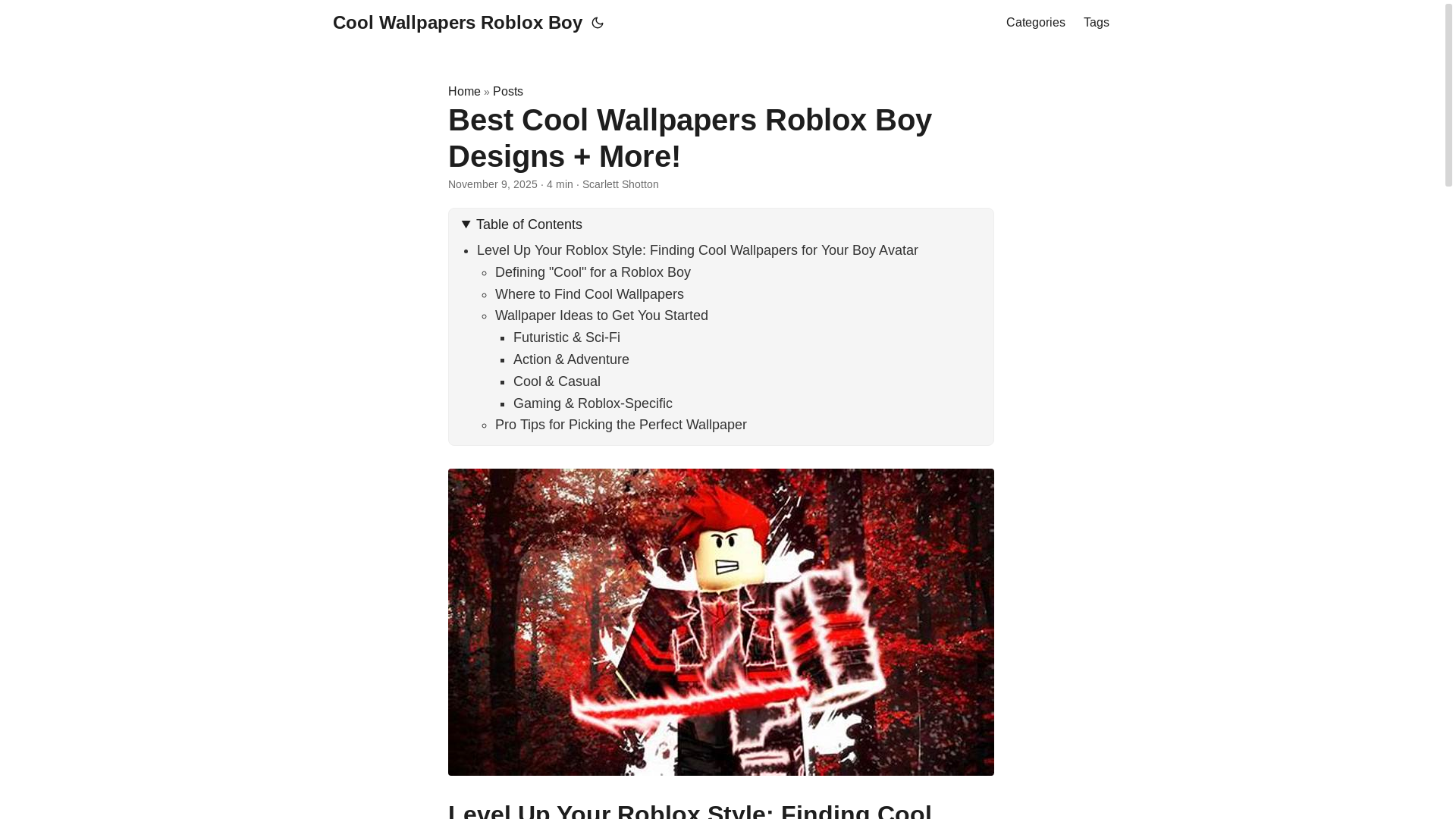 website screenshot of https://cool-wallpapers-roblox-boy.pages.dev/