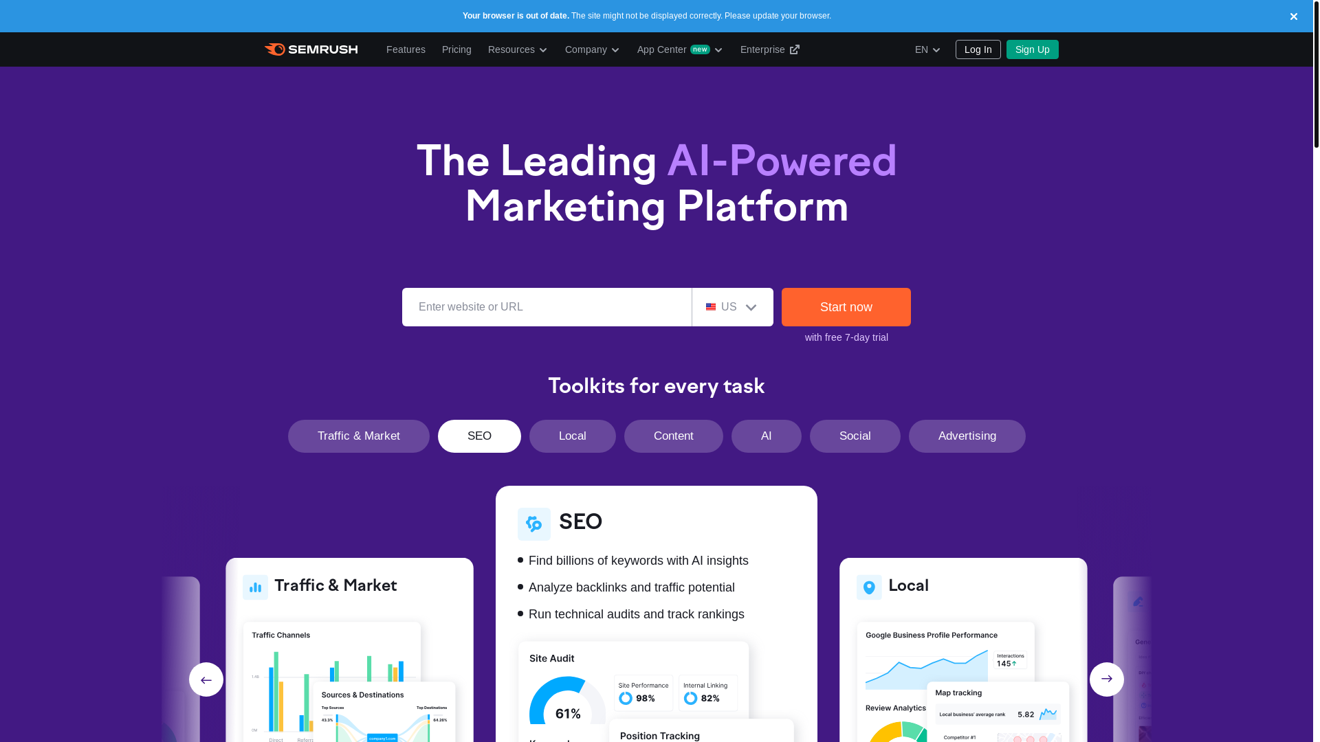 website screenshot of https://mail-link.semrush.com/CL0/https://www.semrush.com?utm_source=tech_delivery&amp;utm_medium=all_tools&amp;utm_campaign=layout_2021&amp;utm_content=logo/1/01000197f45695f6-3a08b7fc-b8d2-4054-b3e9-a82282063ecf-000000/3MdtPppiiQX4GFXy184SU7LUq3bkk6ShY-gD2vbEV1E=413