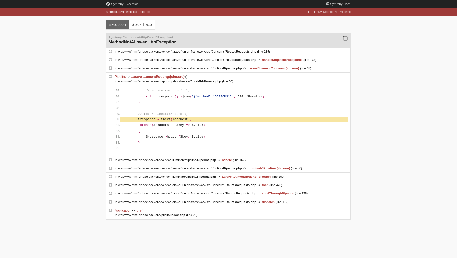 website screenshot of https://dev-api.accionplus.com/api/blip/webhook