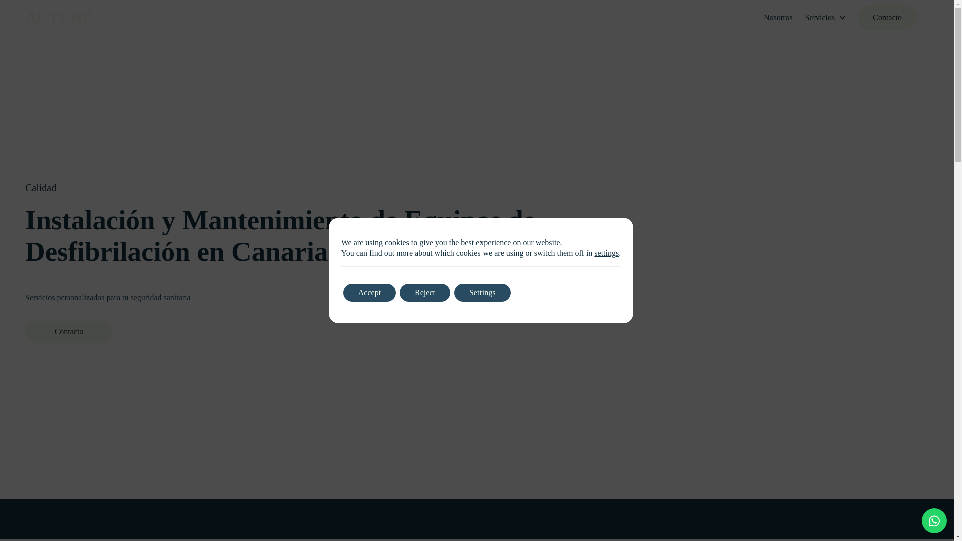 website screenshot of https://acturp.es/