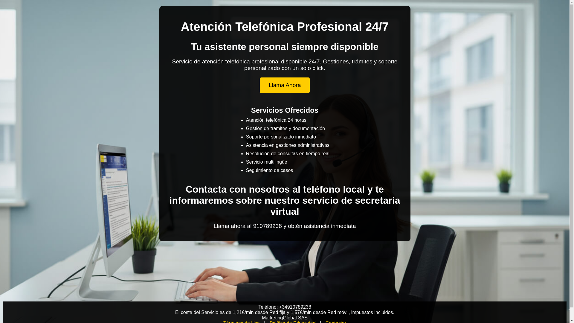 website screenshot of https://miatencionenlinea.click/