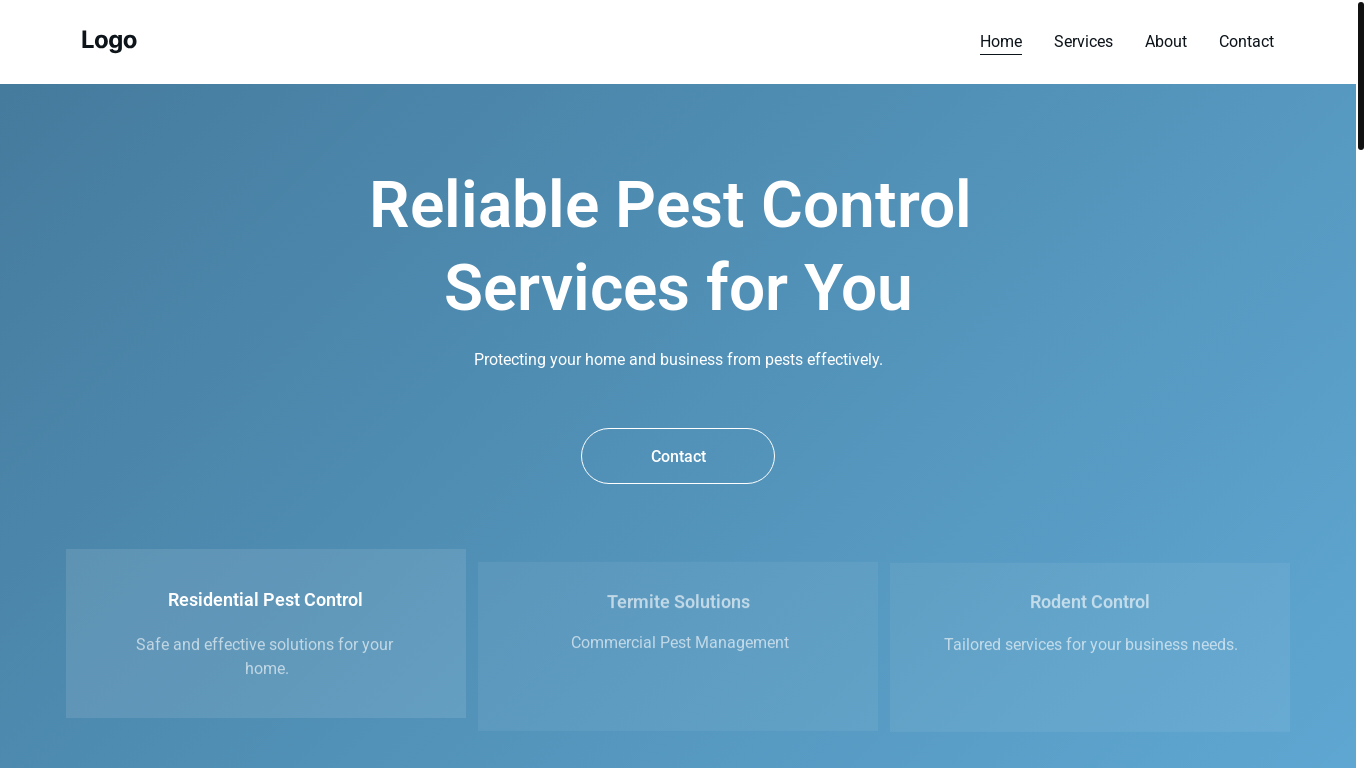 website screenshot of https://abcdedicatedpestllc.space/