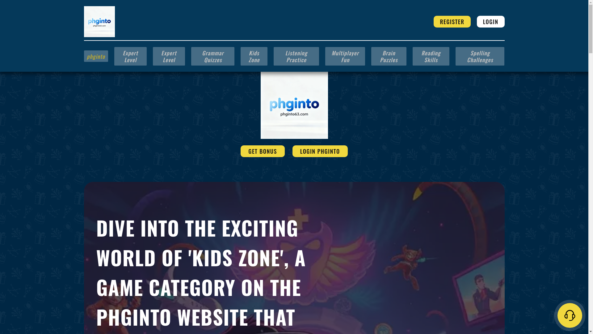 website screenshot of https://phginto63.com/