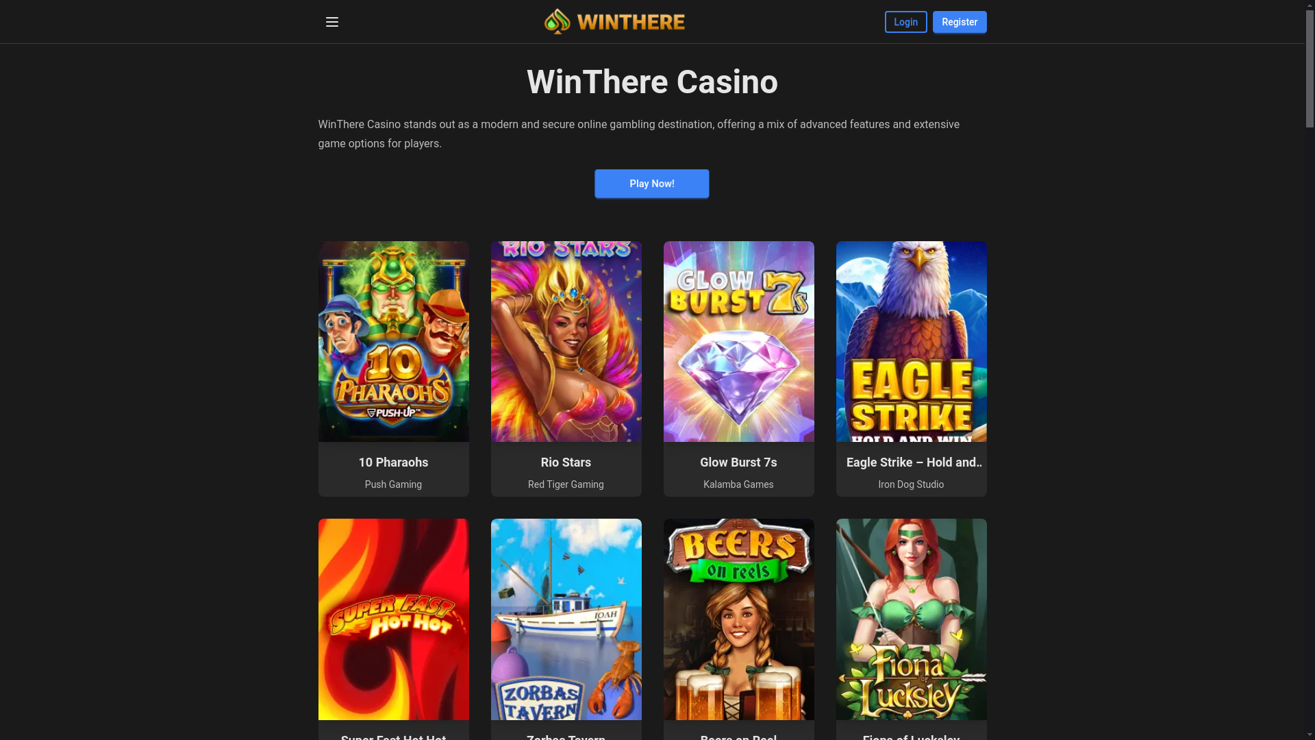 website screenshot of https://win-there-com.pages.dev/