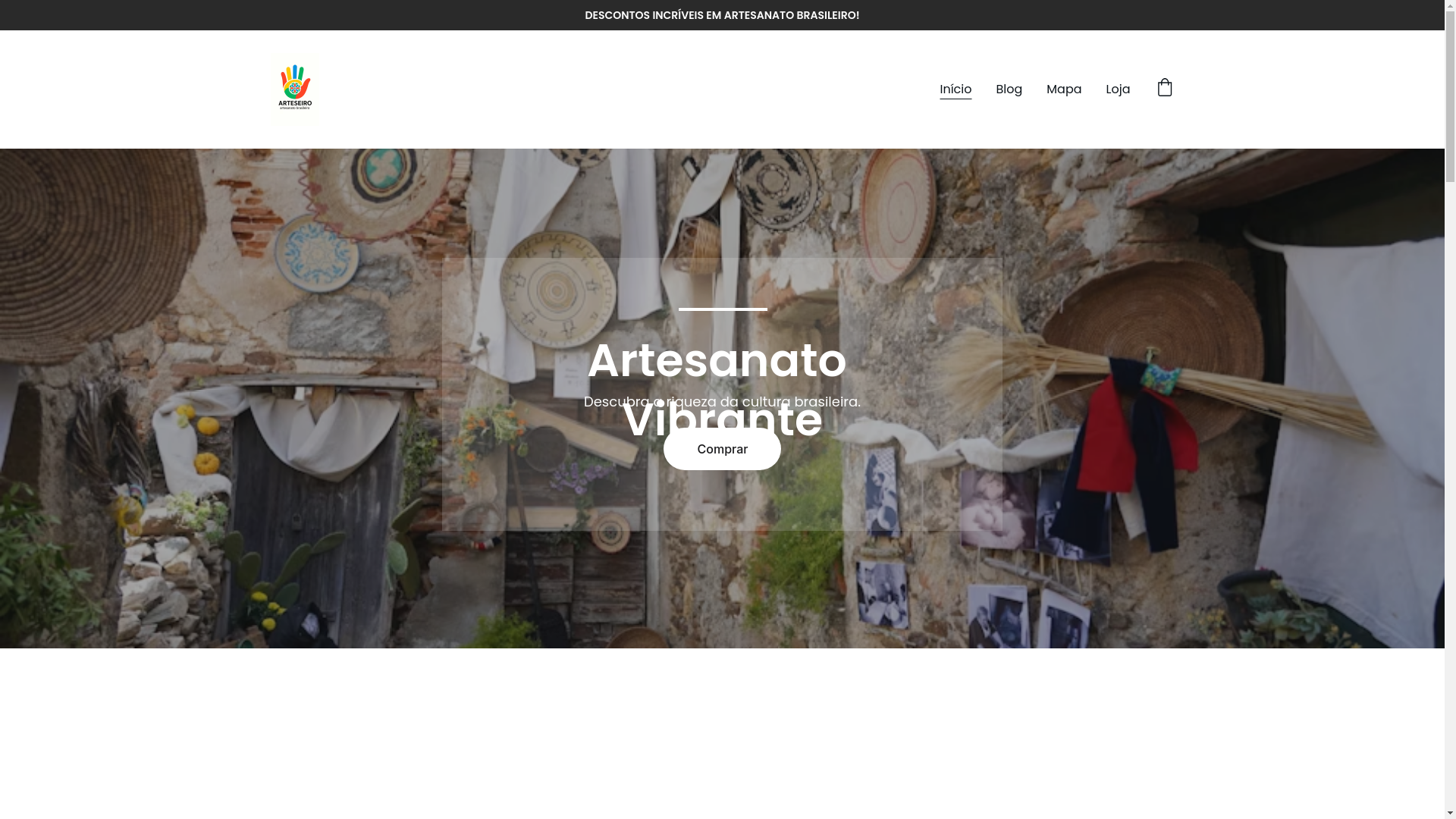 website screenshot of https://arteseiro.com.br/