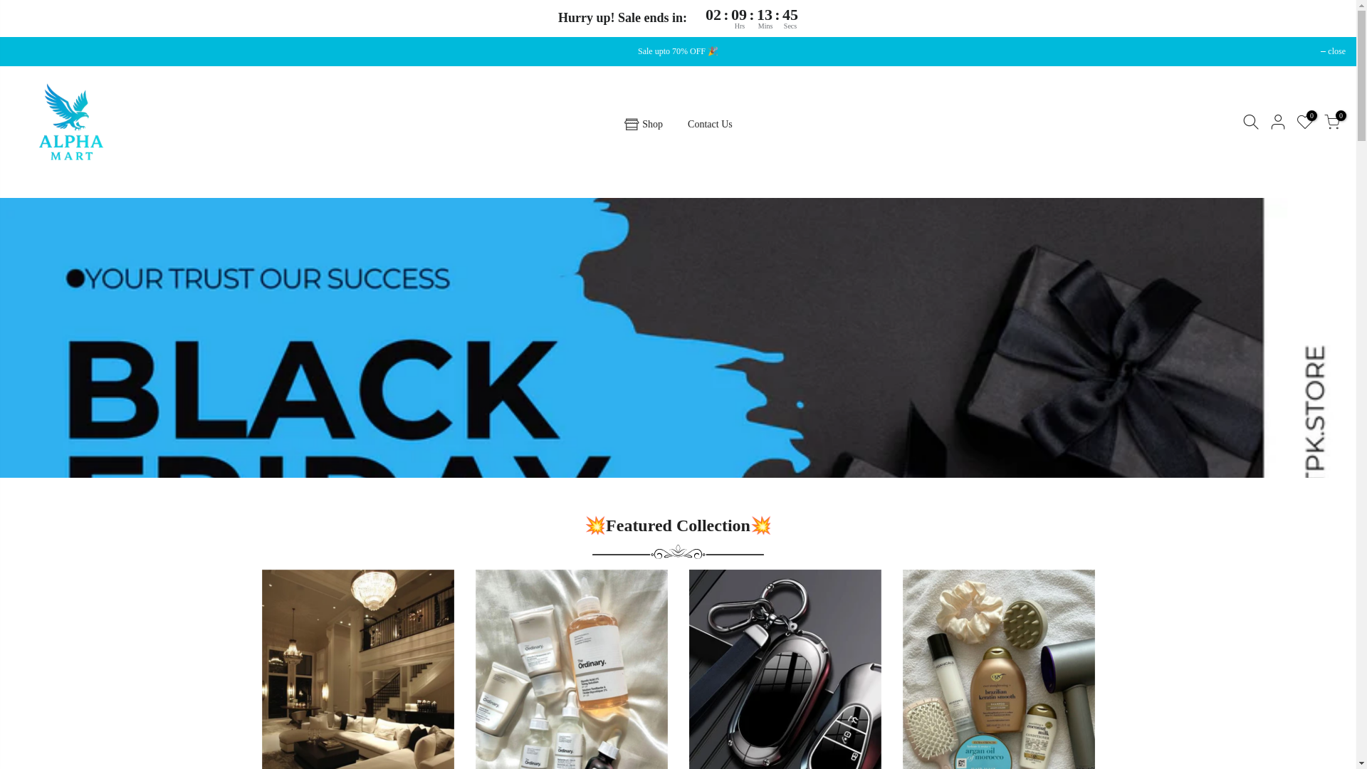 website screenshot of https://alphamartpk.site/