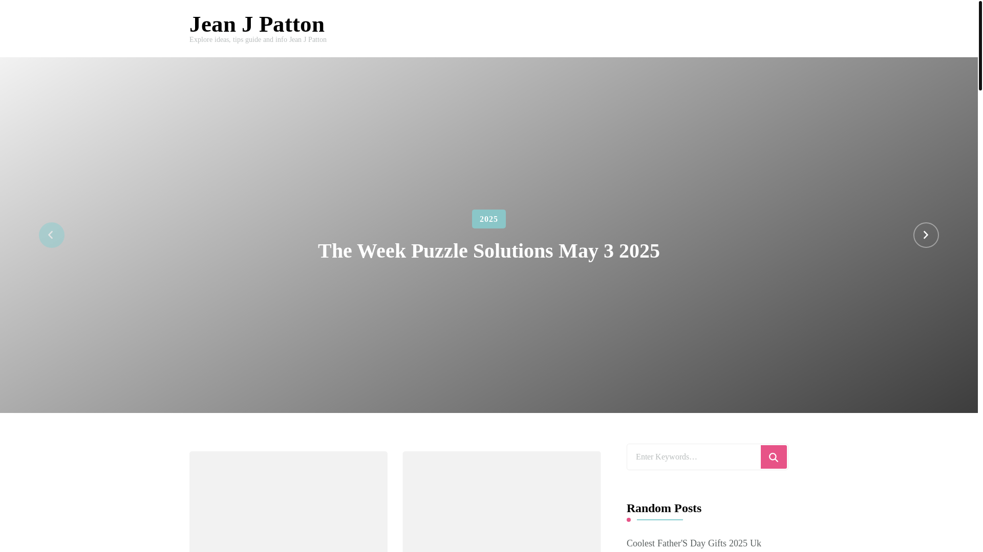 website screenshot of https://jeanjpattonj.pages.dev/