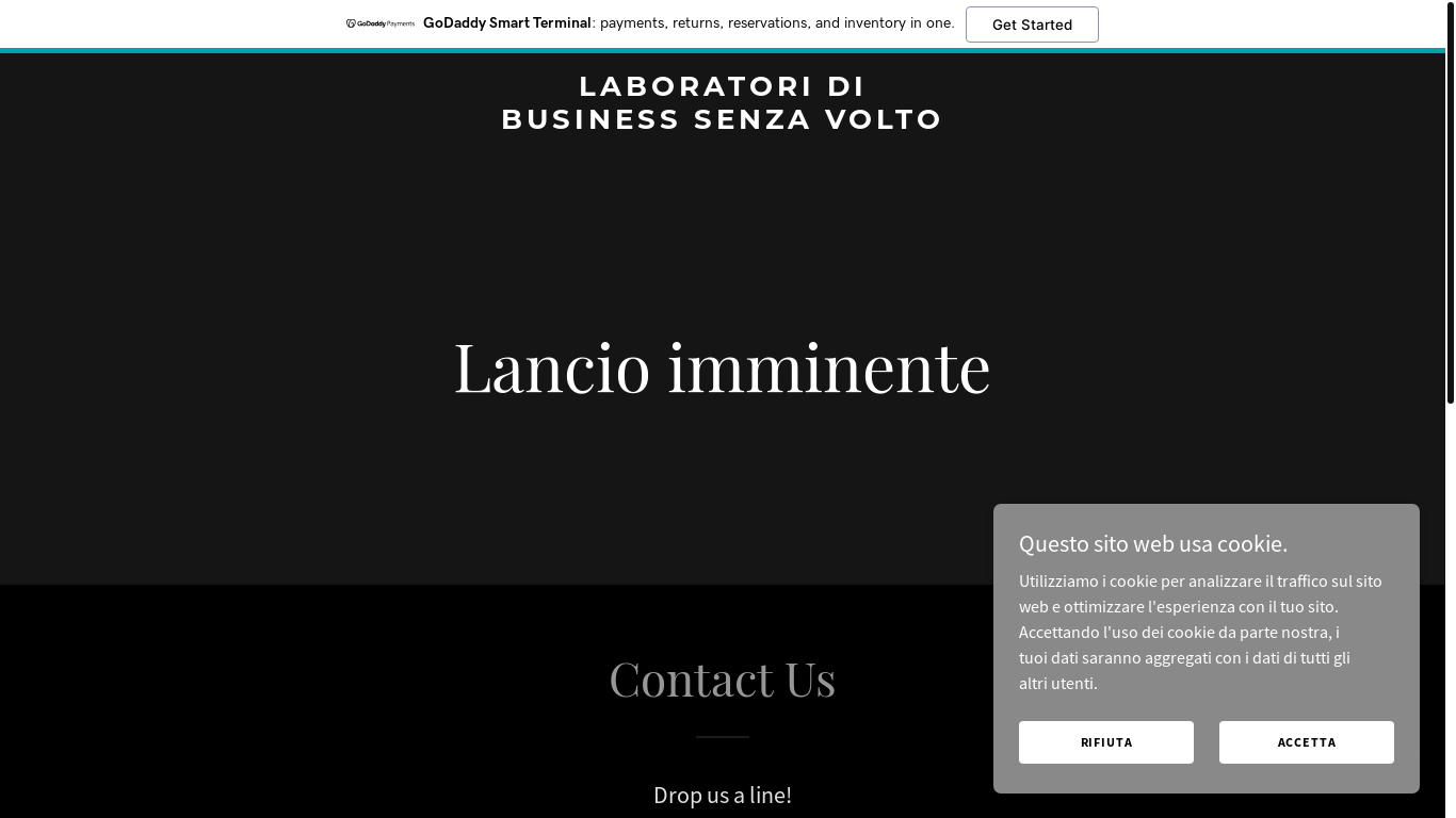 website screenshot of https://facelessbusinesslabs.com/
