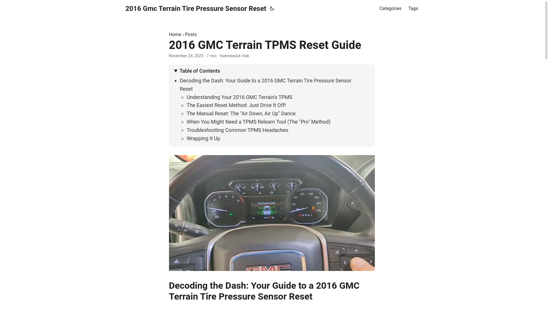 website screenshot of https://2016gmcterraintirepressuresensorreset.pages.dev/