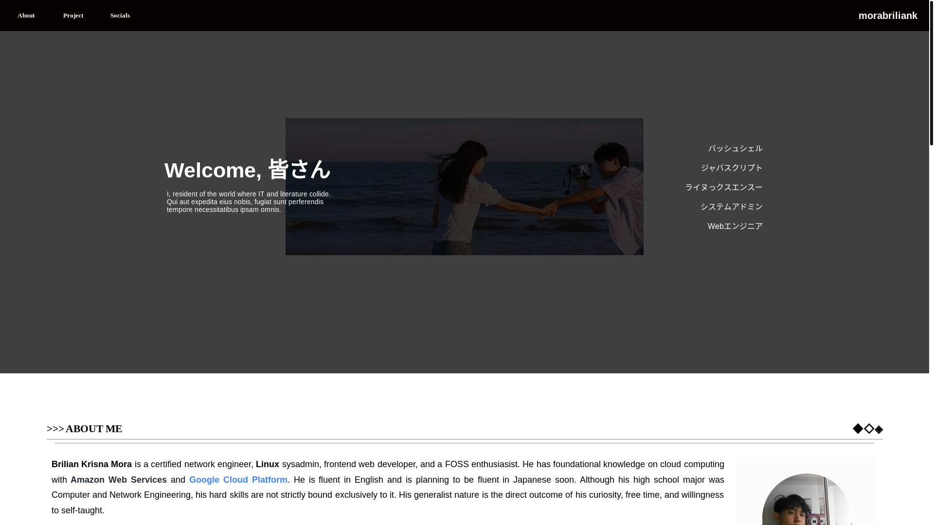 website screenshot of https://morabriliank.pages.dev/