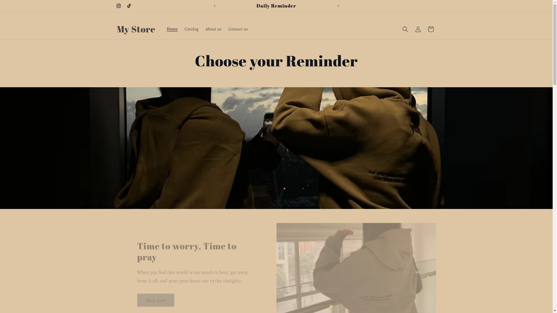 website screenshot of https://dailyreminderclothing.co.uk/