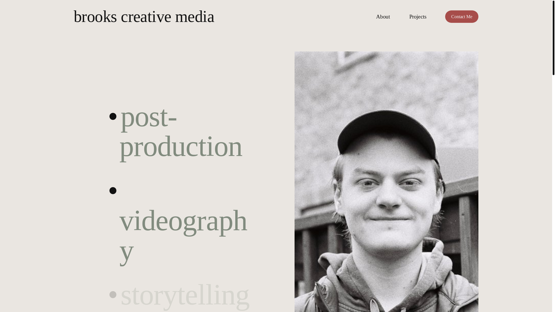 website screenshot of https://hbrooksmedia.org/