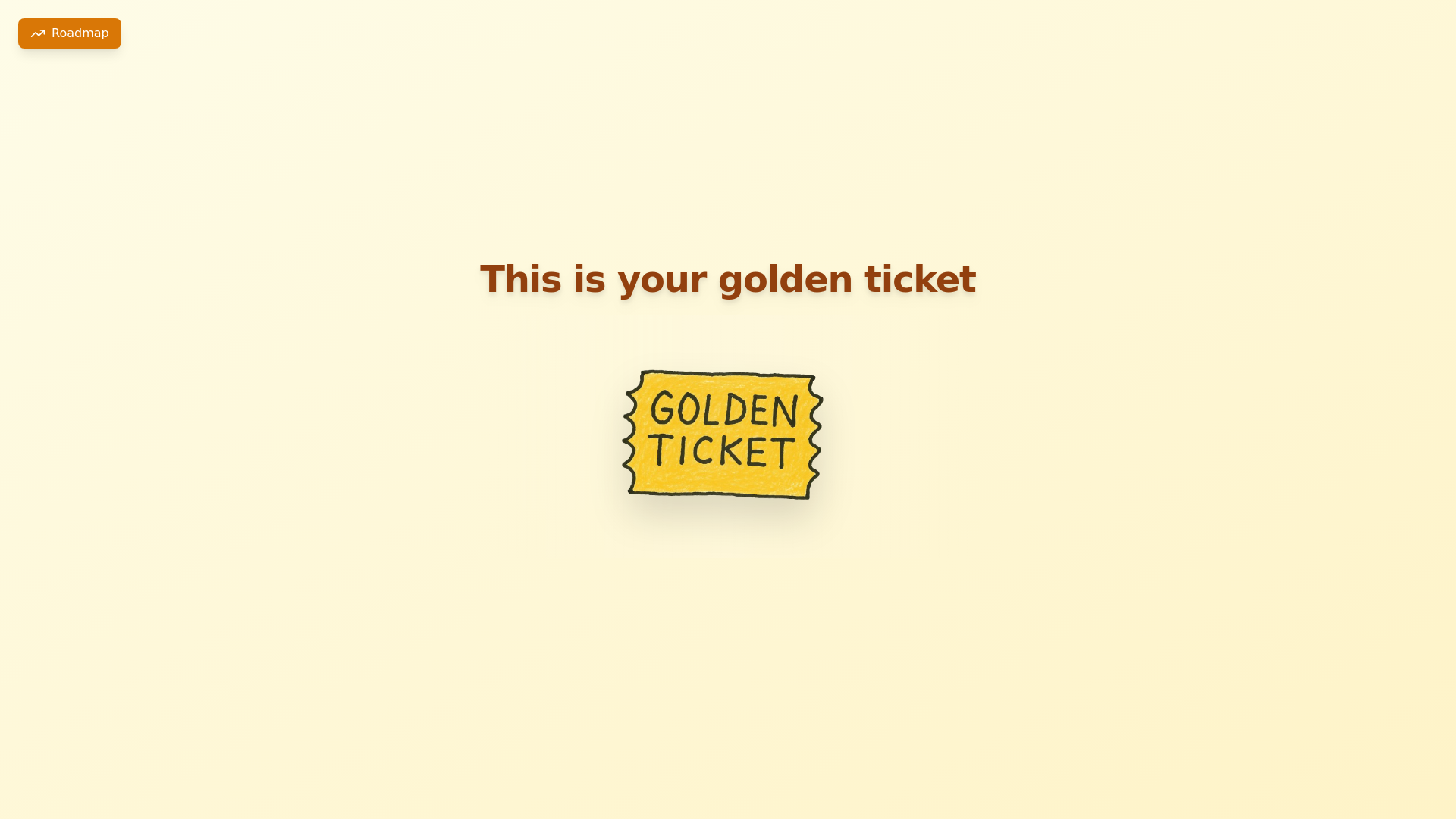 website screenshot of https://golddenticket.org/