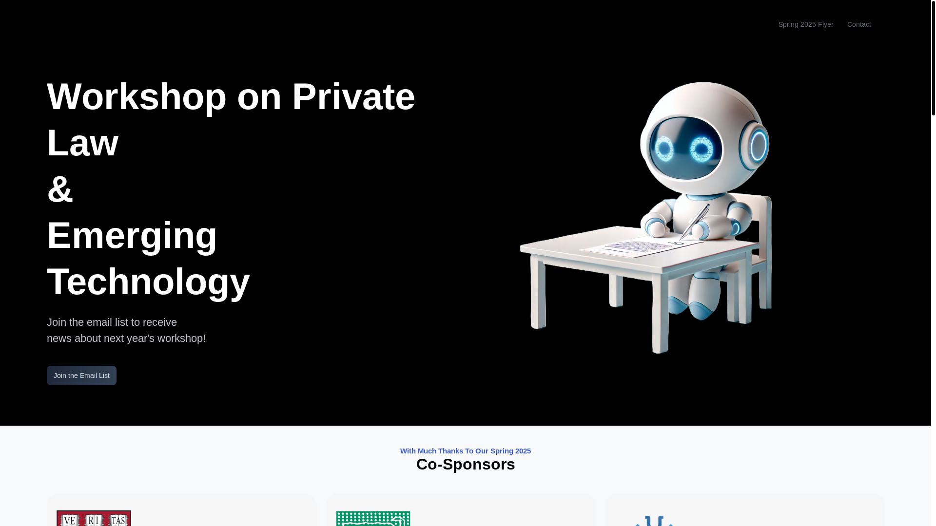 website screenshot of https://privatelawemergingtech.pages.dev/