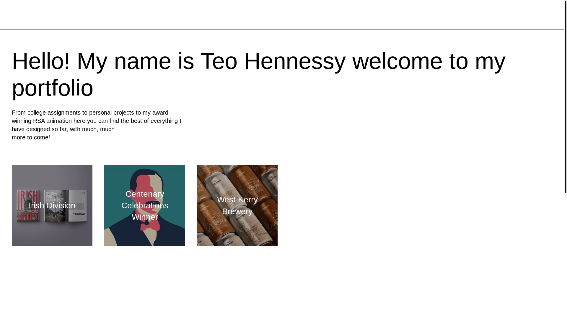 website screenshot of https://teohennessydesign.com/