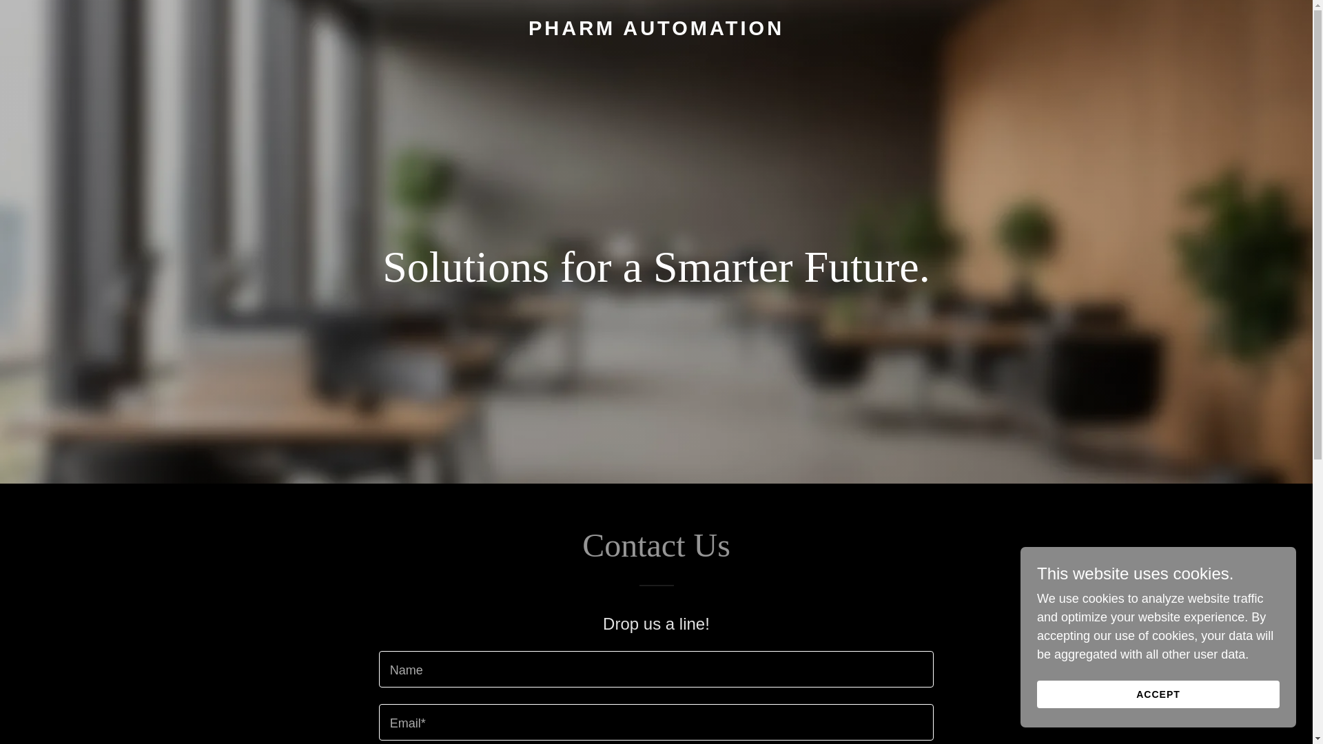 website screenshot of https://pharm-automation.com/