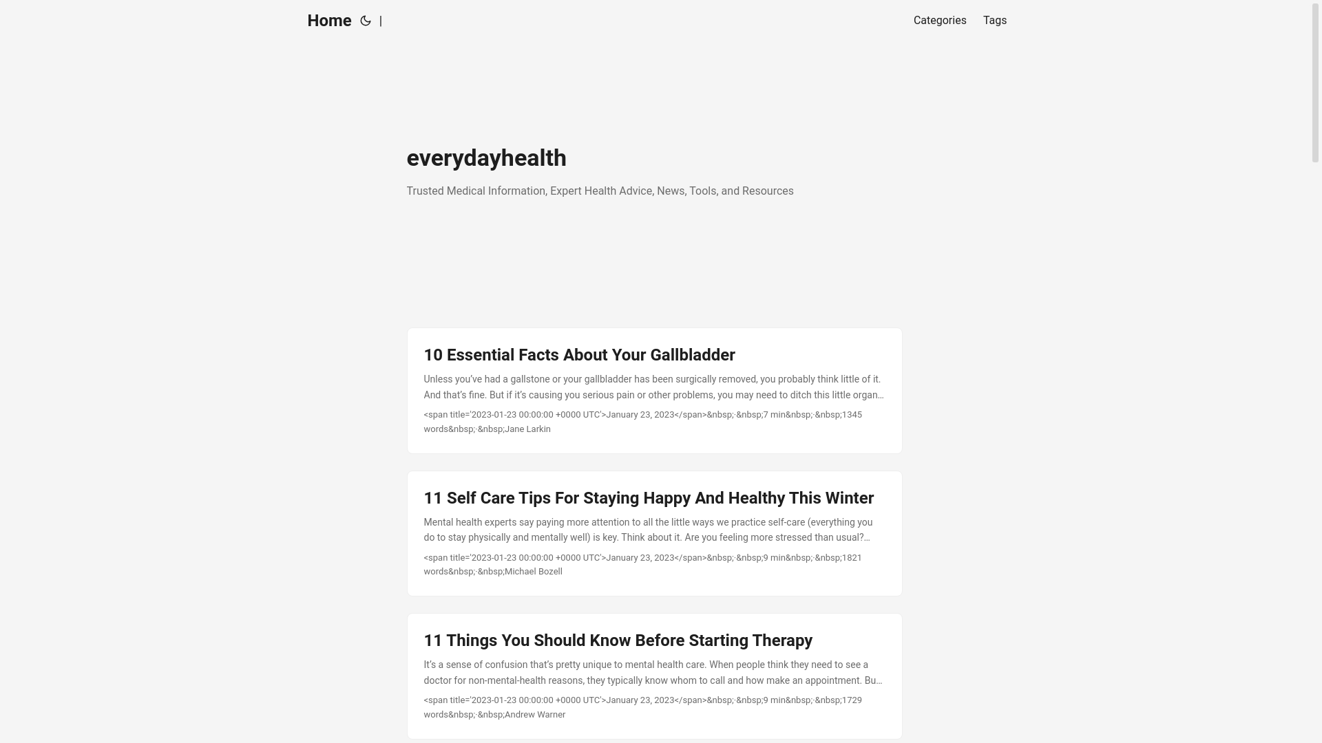 website screenshot of https://everydayhealth25.pages.dev/