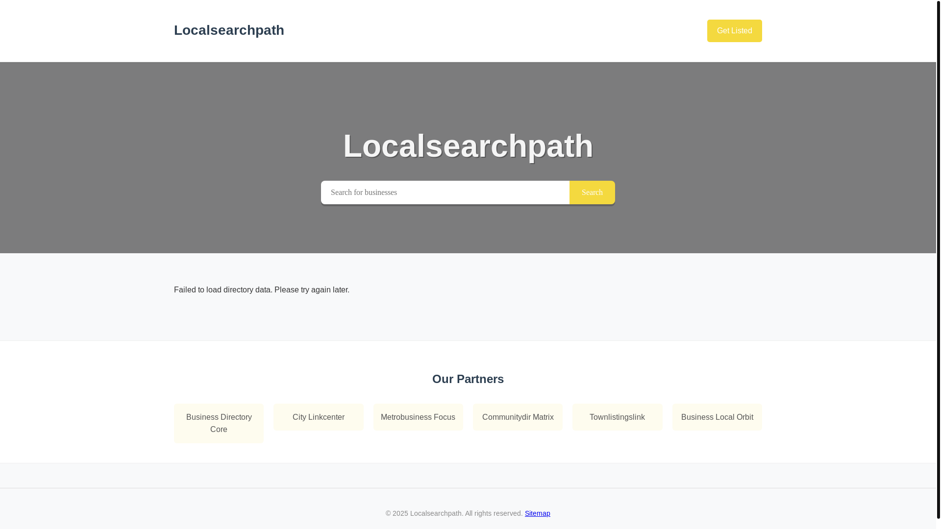 website screenshot of https://localsearchpath.pages.dev/