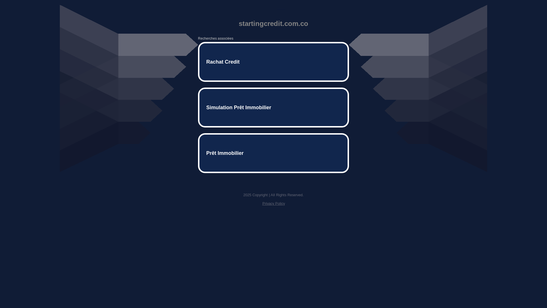 website screenshot of https://startingcredit.com.co/