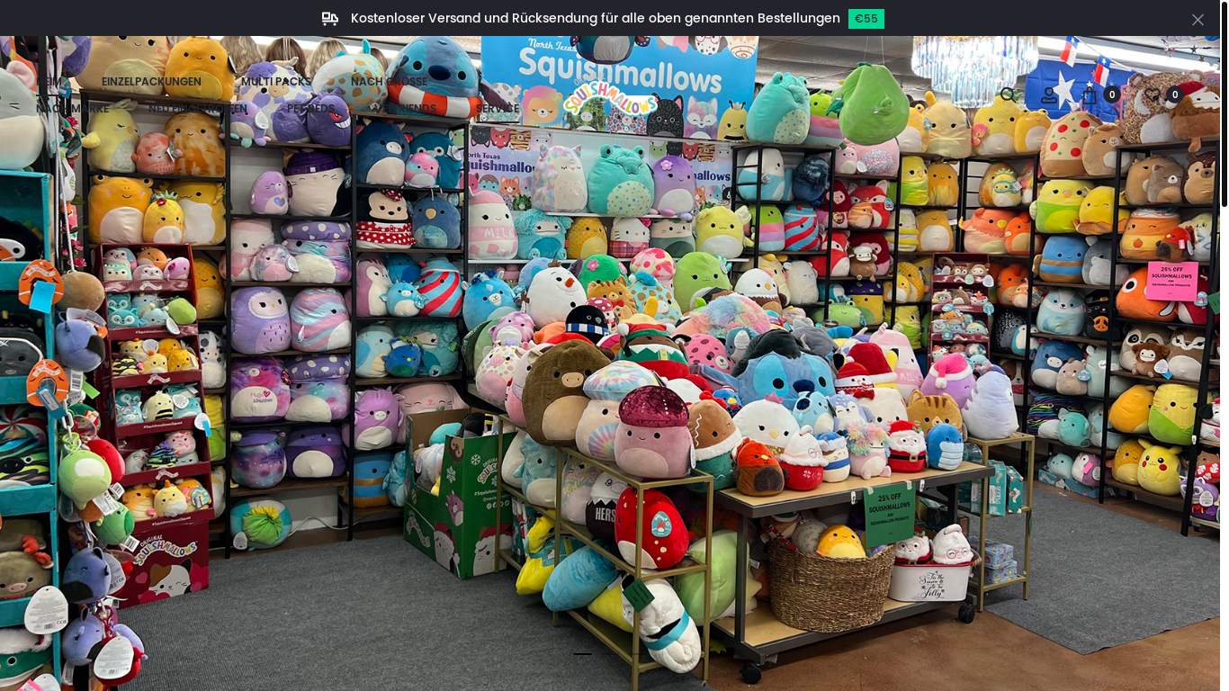website screenshot of https://www.squishmallows.com.de/