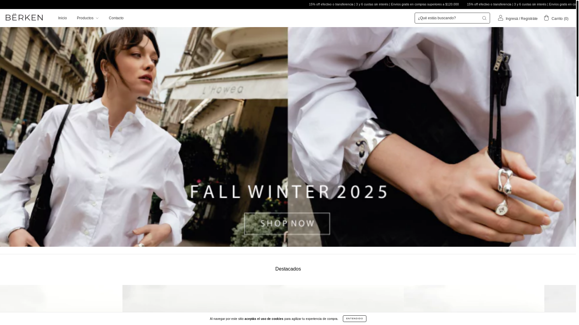 website screenshot of https://berkenstudio.com.ar/