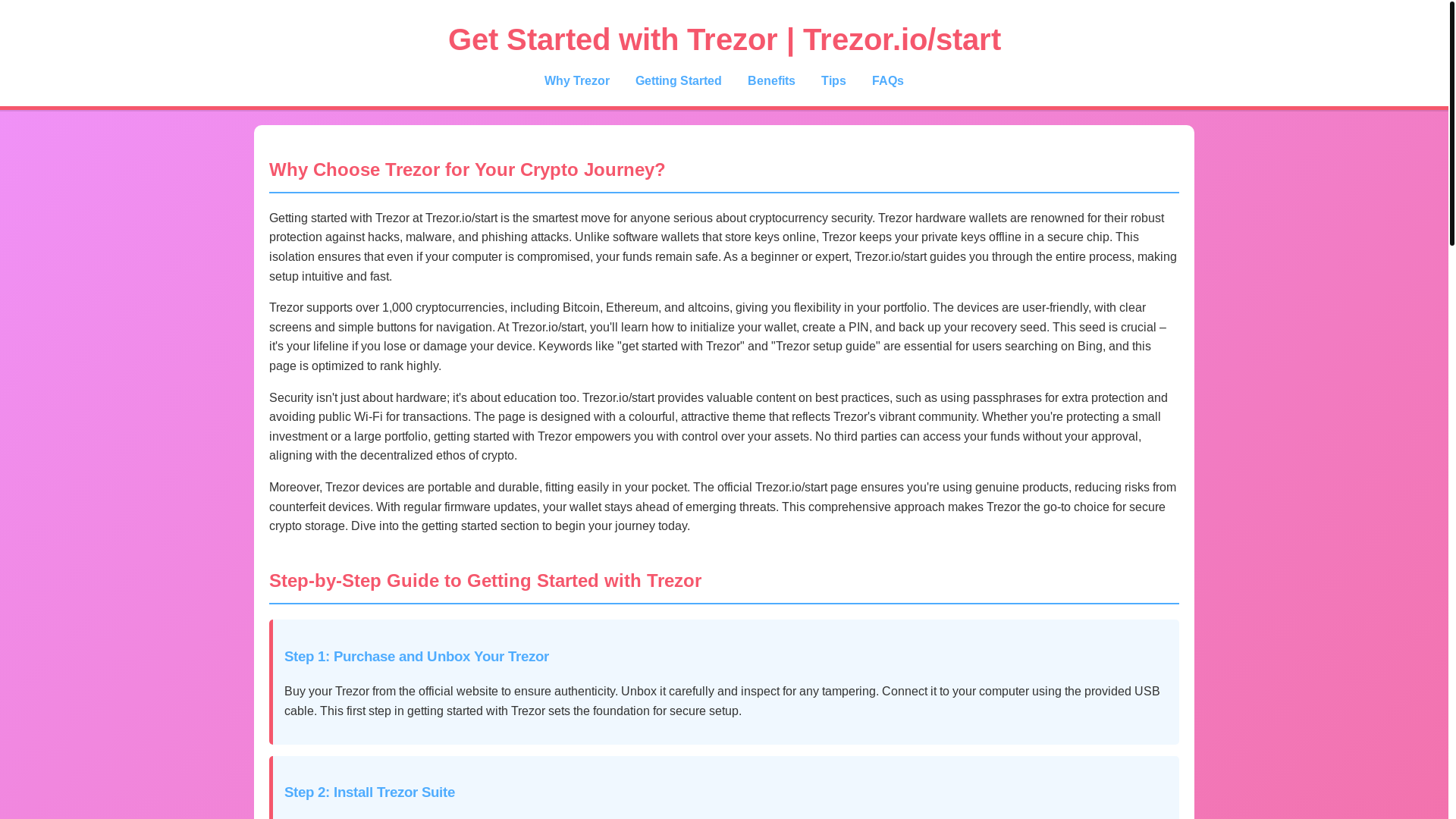 website screenshot of https://trezor-io-sart-wellet.pages.dev/
