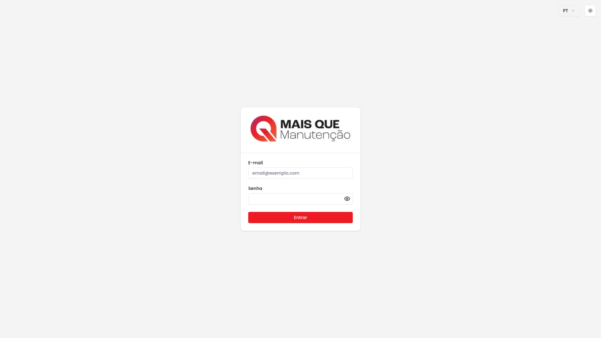 website screenshot of https://maisquemanutencao.com.br/