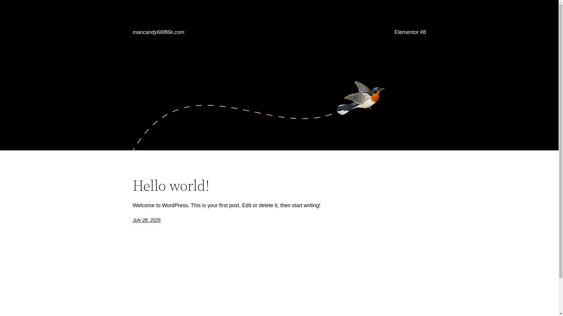 website screenshot of https://mancandy66f86k.com/