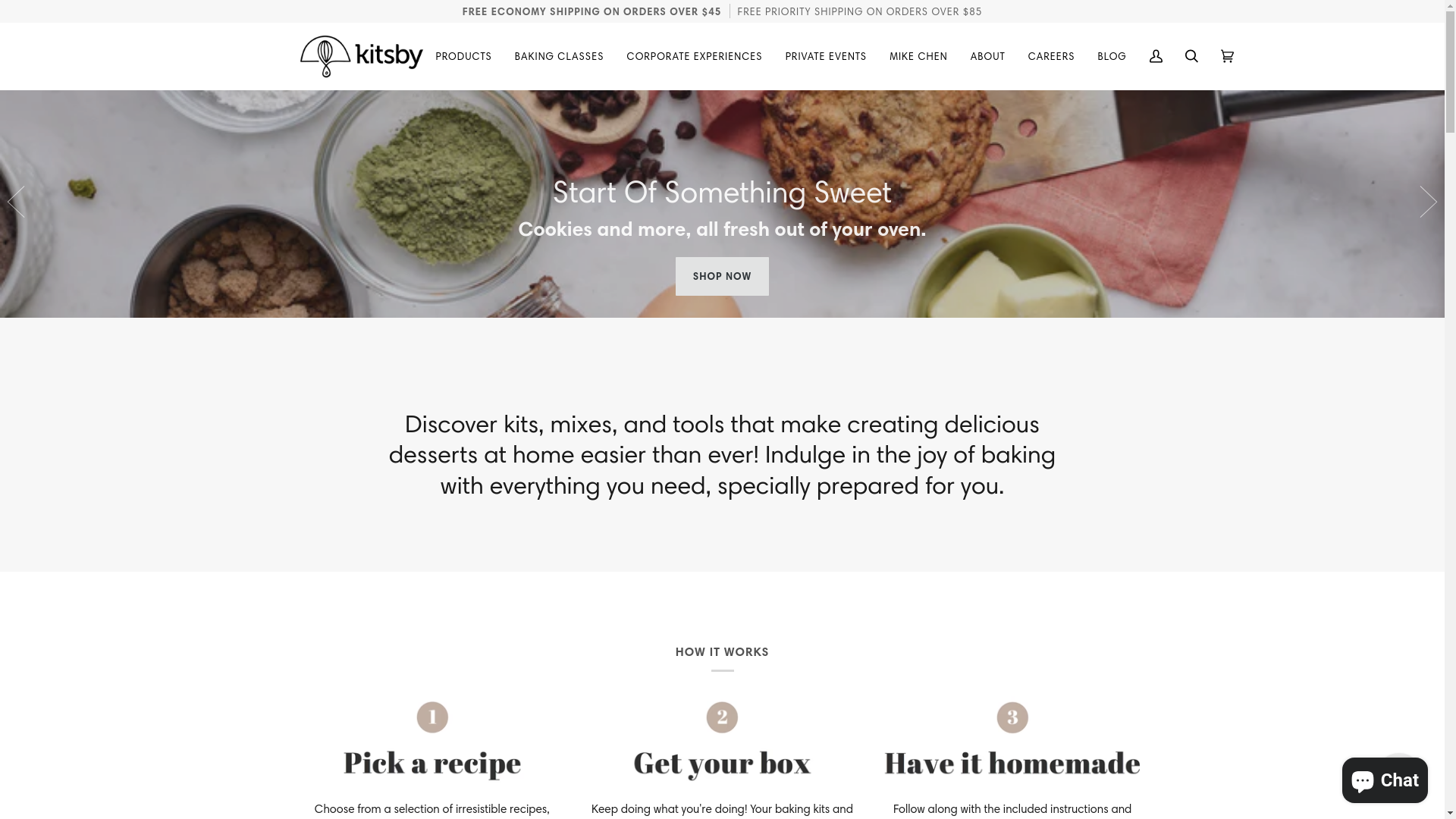 website screenshot of https://kitsbyexperience.com/