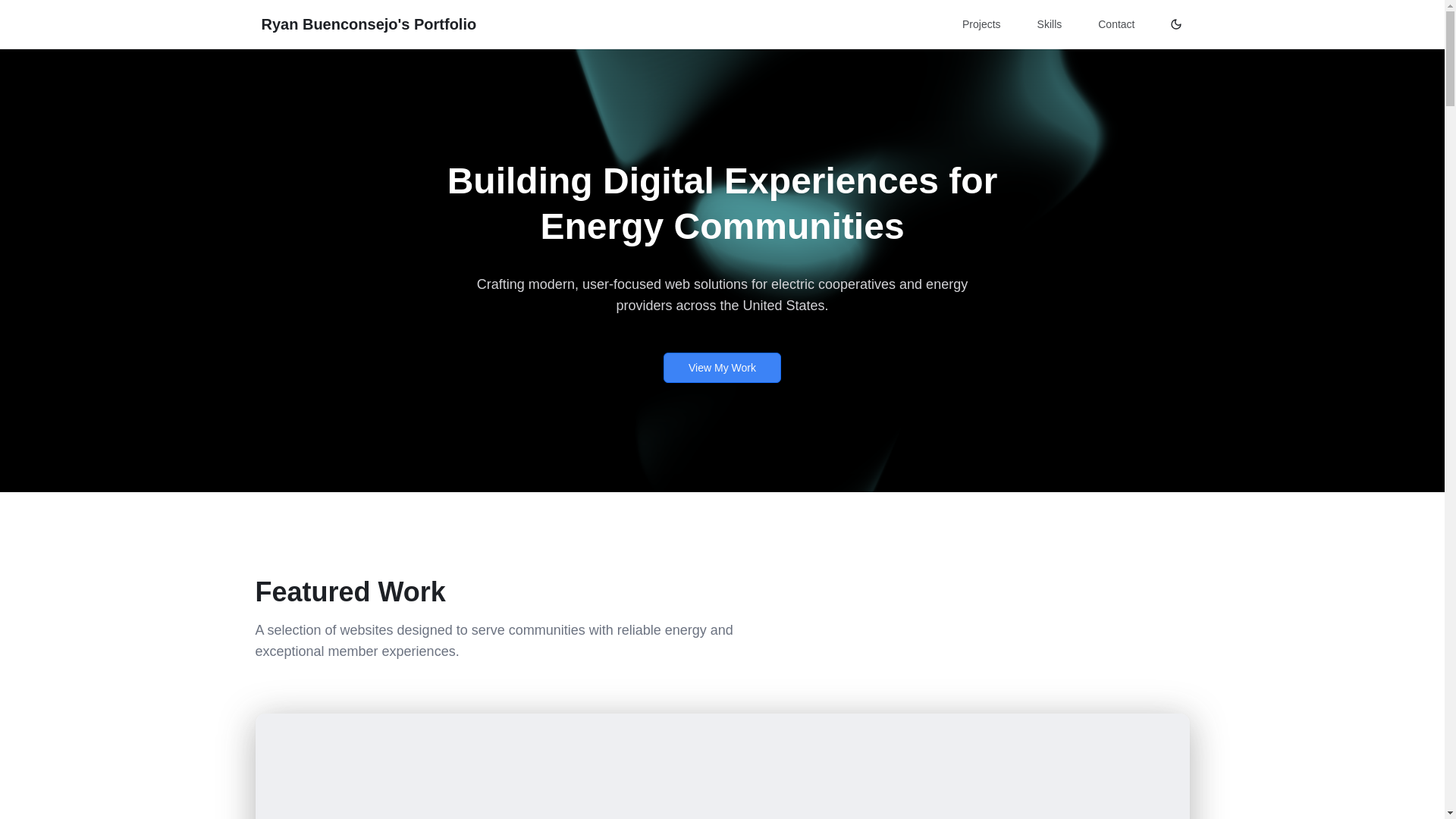 website screenshot of https://ryanbuenconsejo.dev/