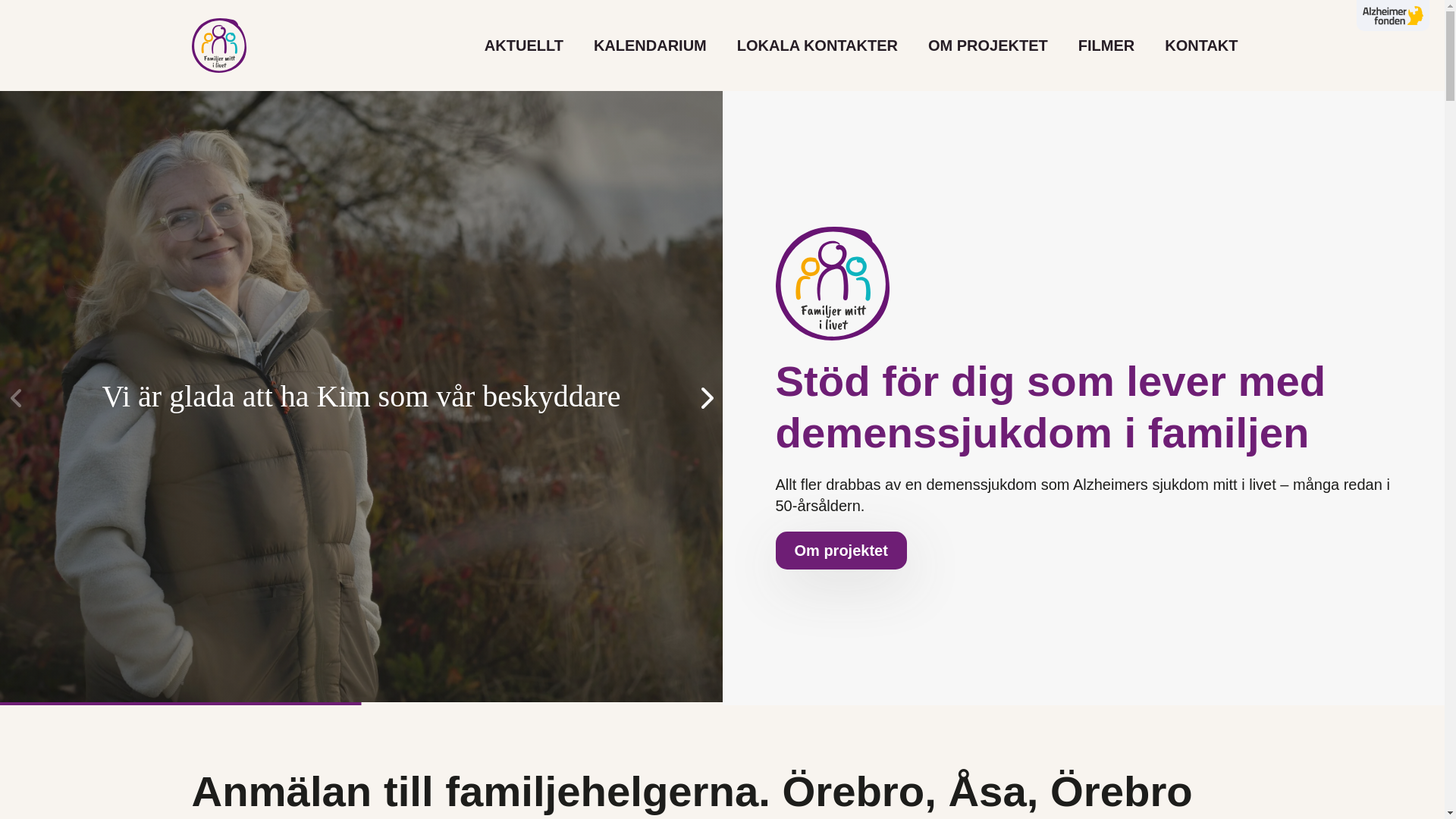 website screenshot of https://familjermittilivet.se/