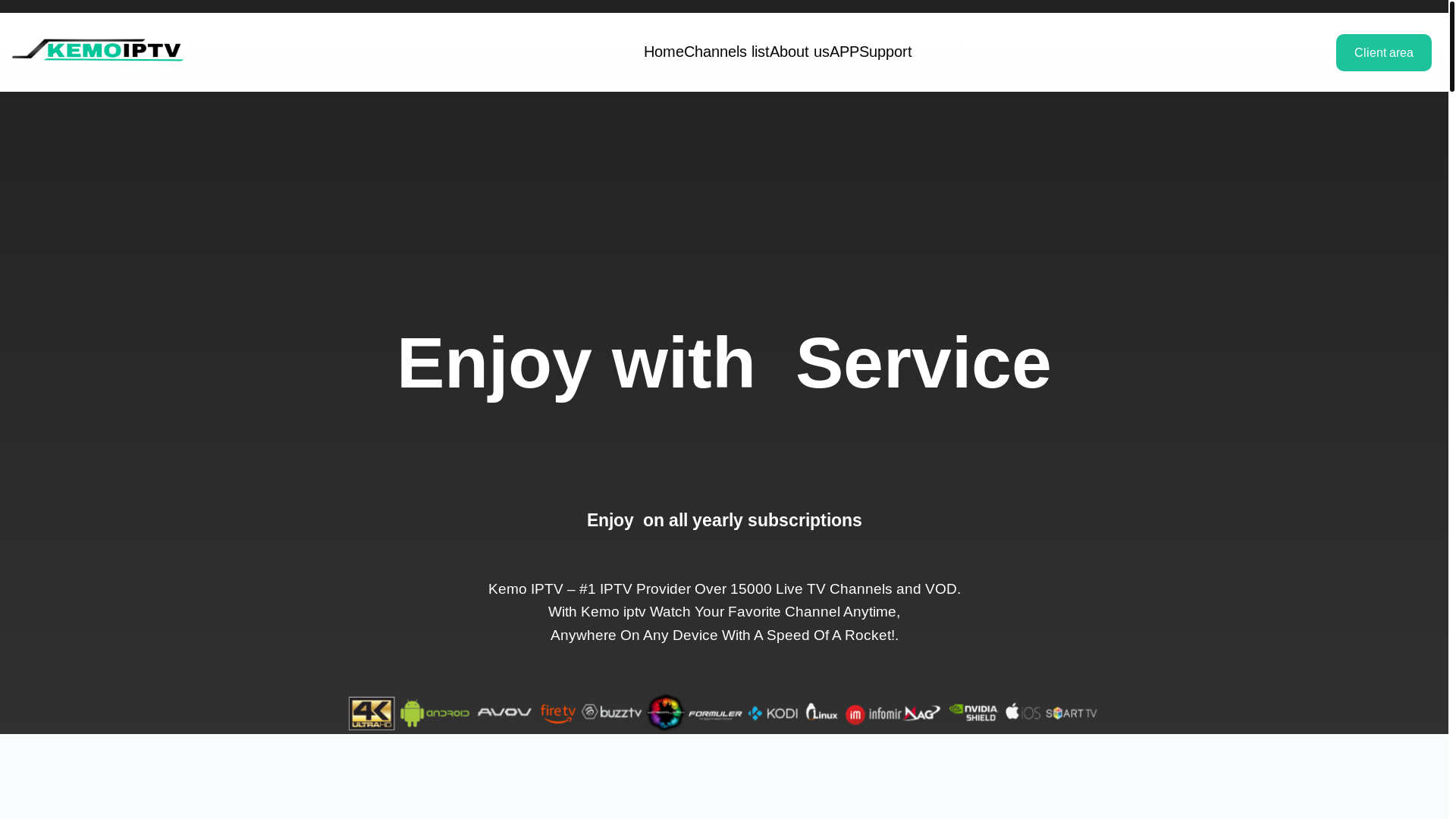 website screenshot of https://tv-kemo.com/