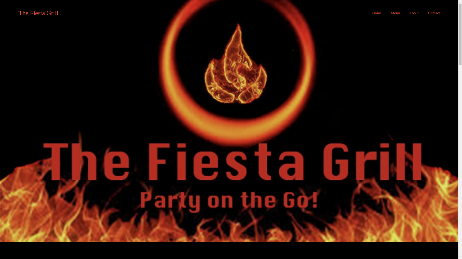 website screenshot of https://the-fiesta-grill.com/