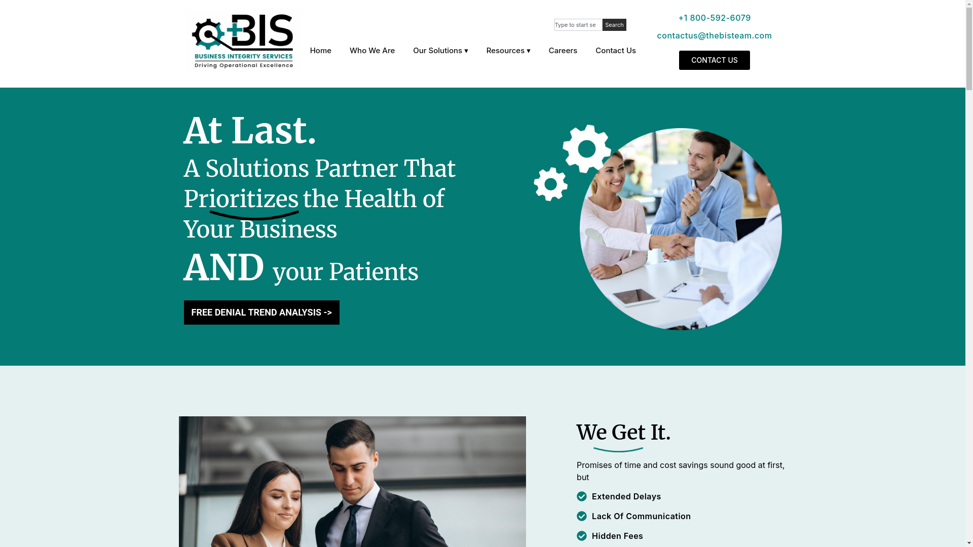 website screenshot of https://businessintegrityservices.com