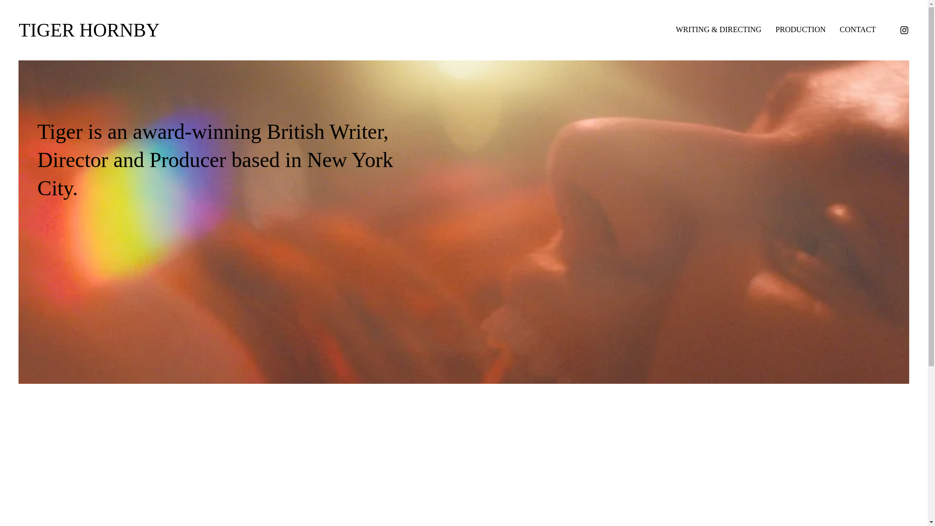 website screenshot of https://tigerhornby.com/