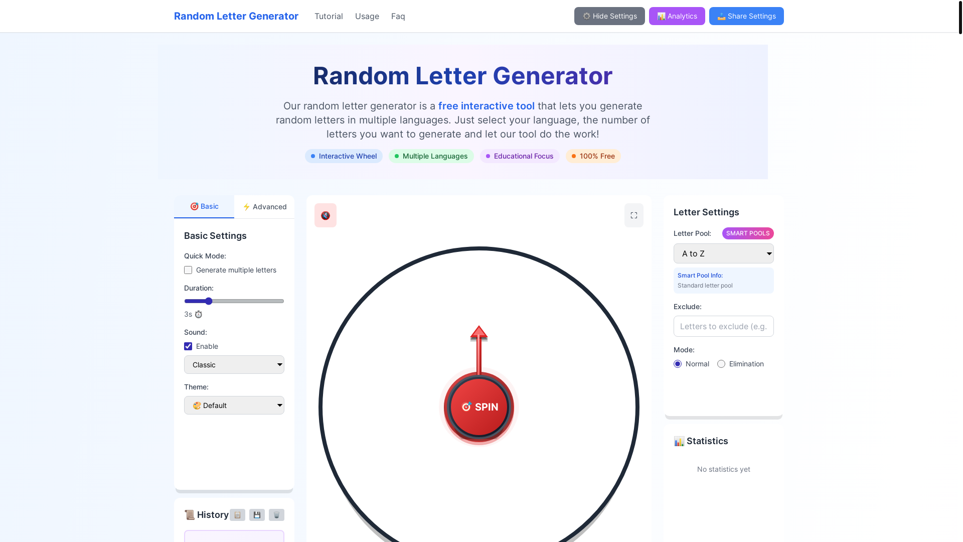 website screenshot of https://random-letter-generator-tool.pages.dev/