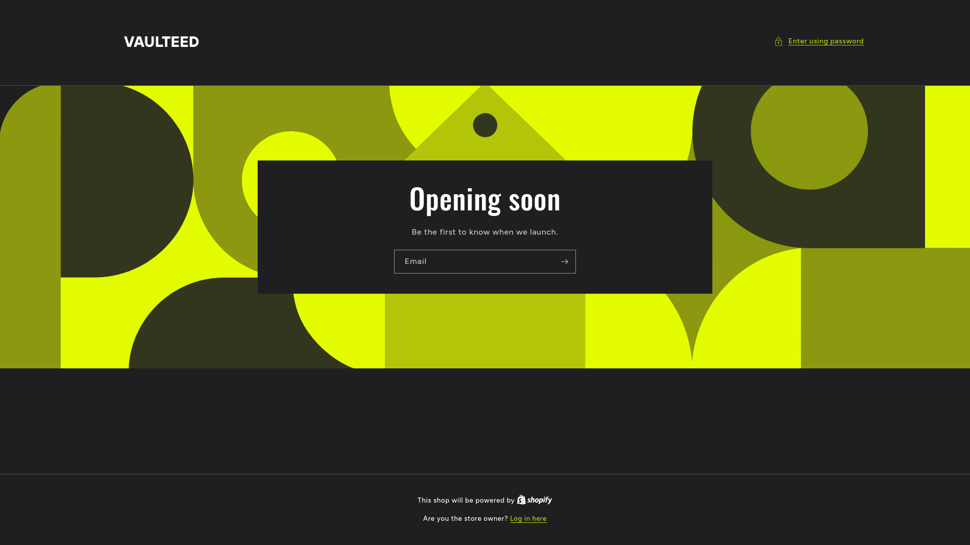 website screenshot of https://vautrix.store/