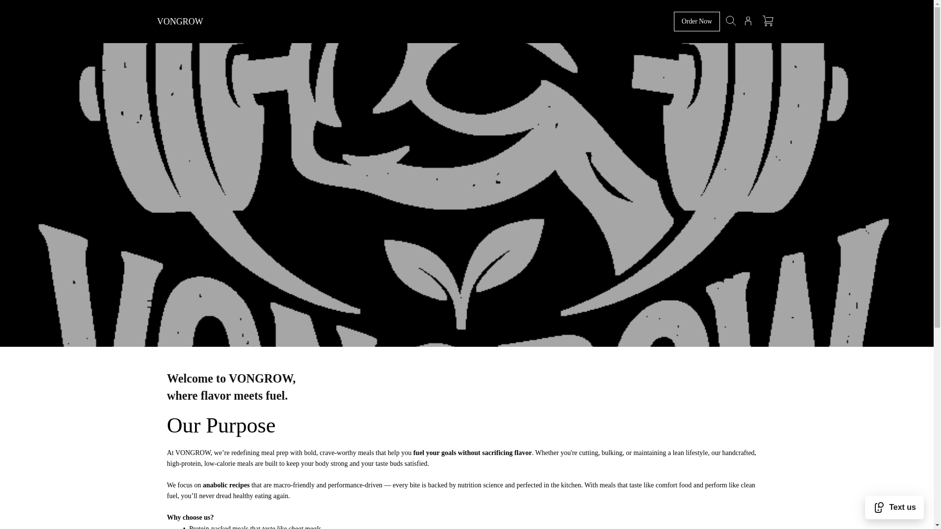 website screenshot of https://vongrow.com/