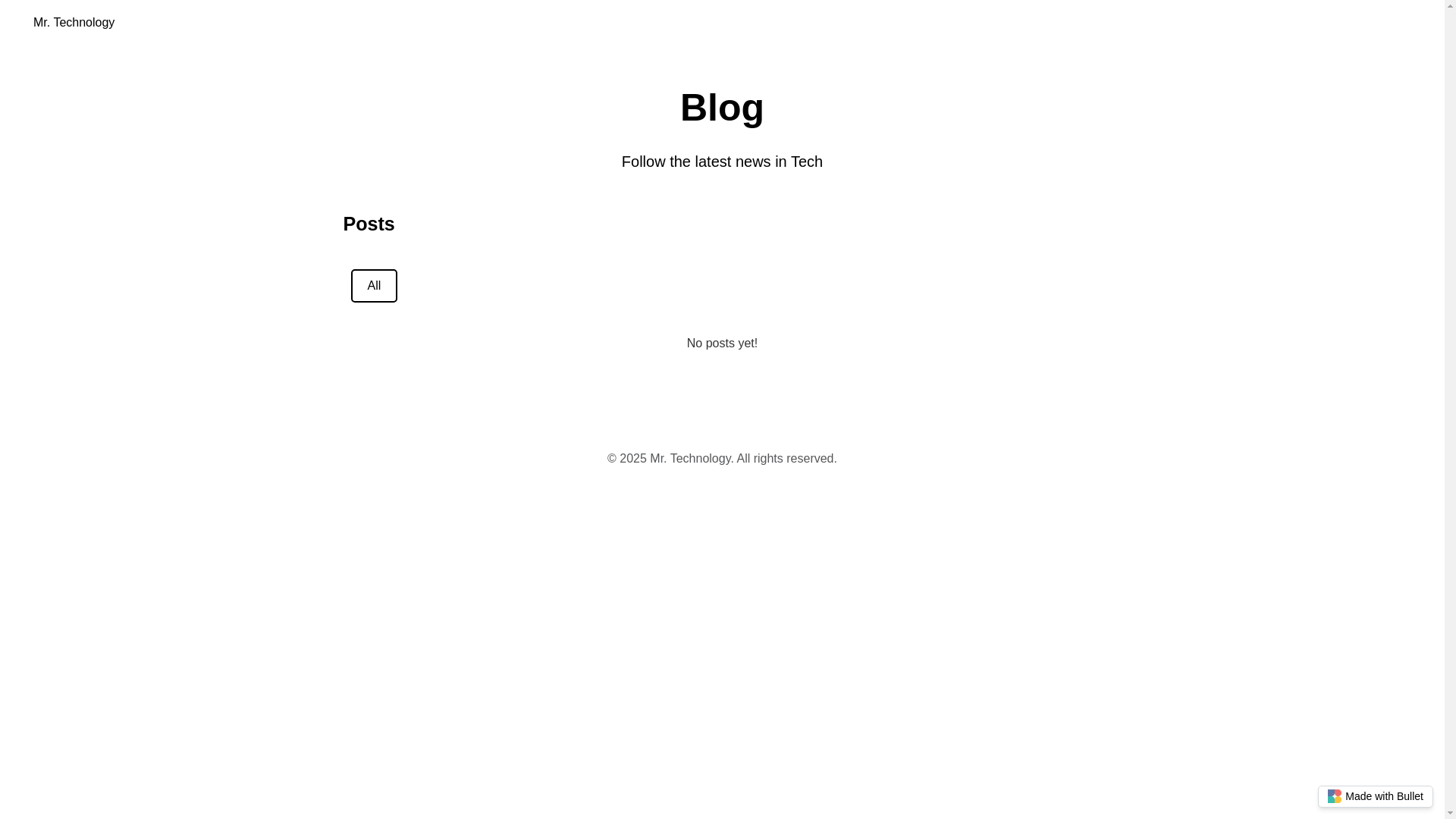 website screenshot of https://mrtechnology-bullet.pages.dev/