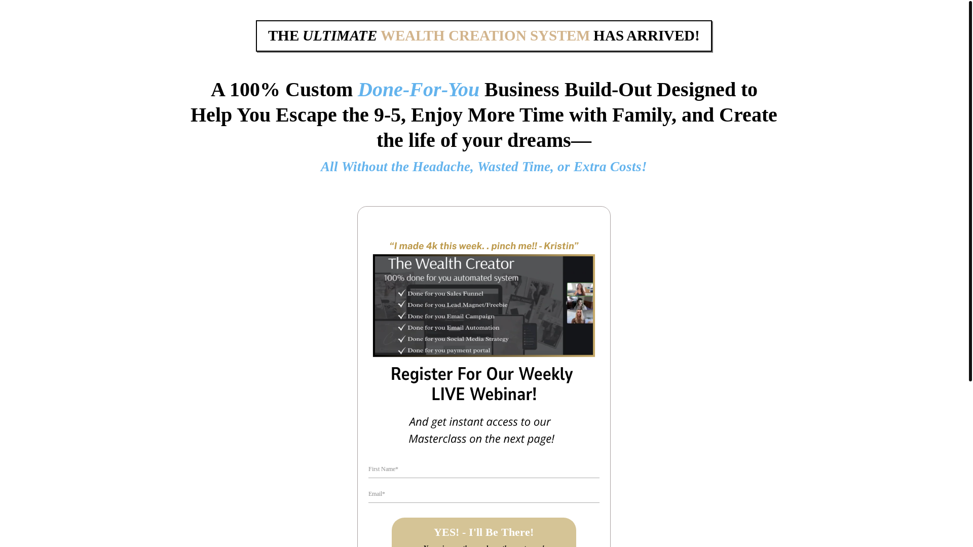 website screenshot of https://carolinespassportwealth.com/