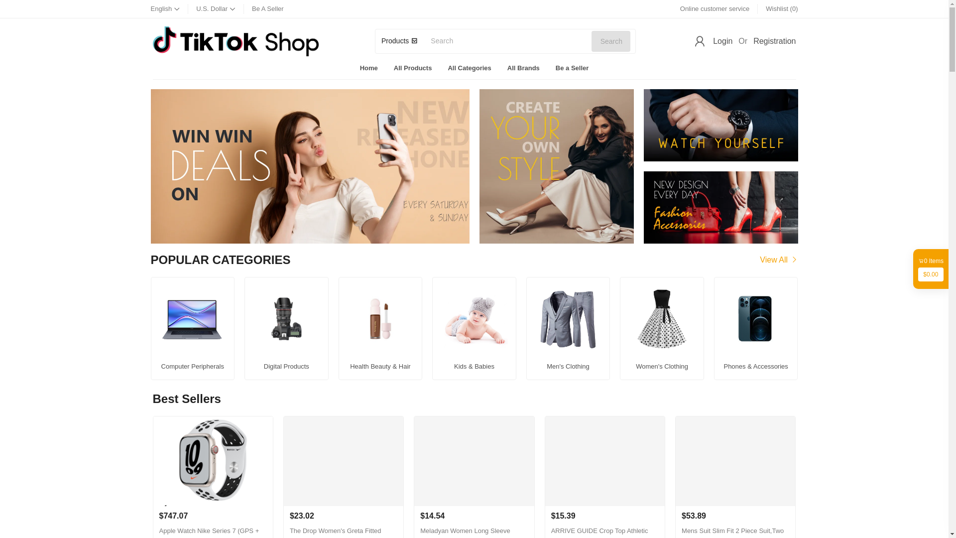 website screenshot of https://kitokbuy.shop/