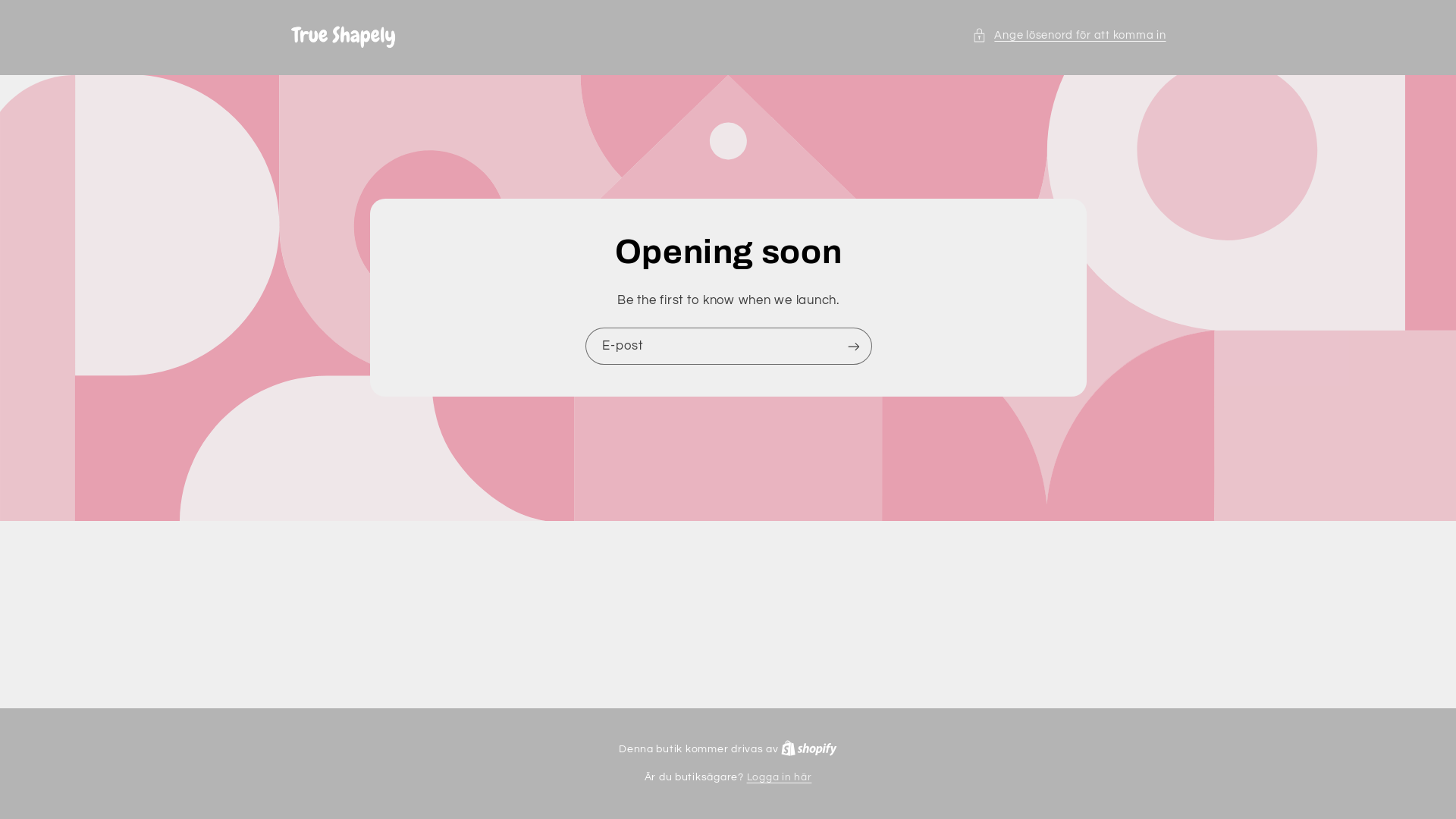 website screenshot of https://trueshapely.com/