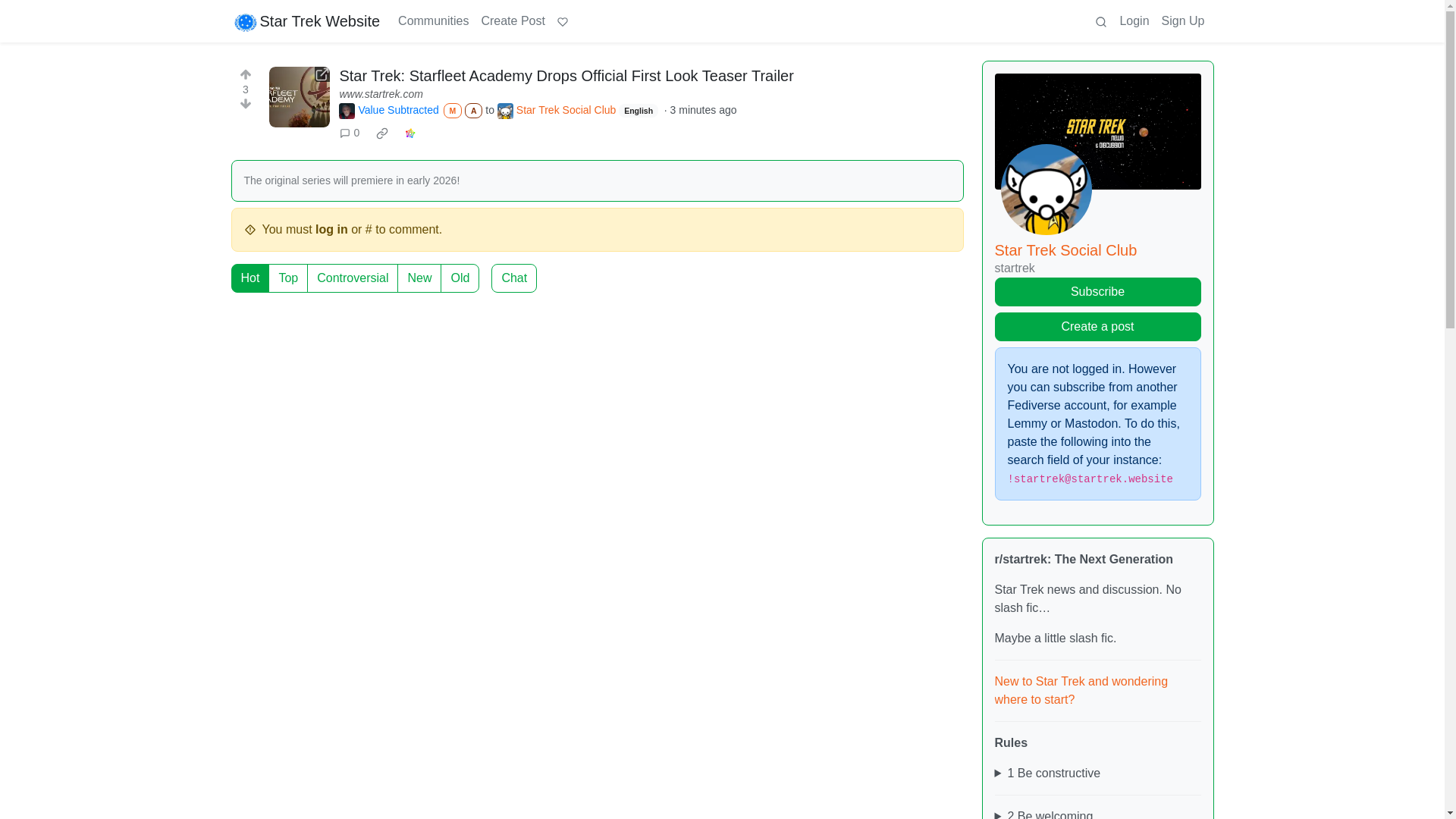 website screenshot of https://startrek.website/post/26652350
