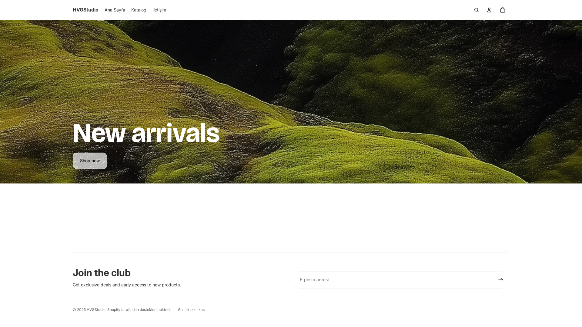 website screenshot of https://hvgstudio.com.tr/