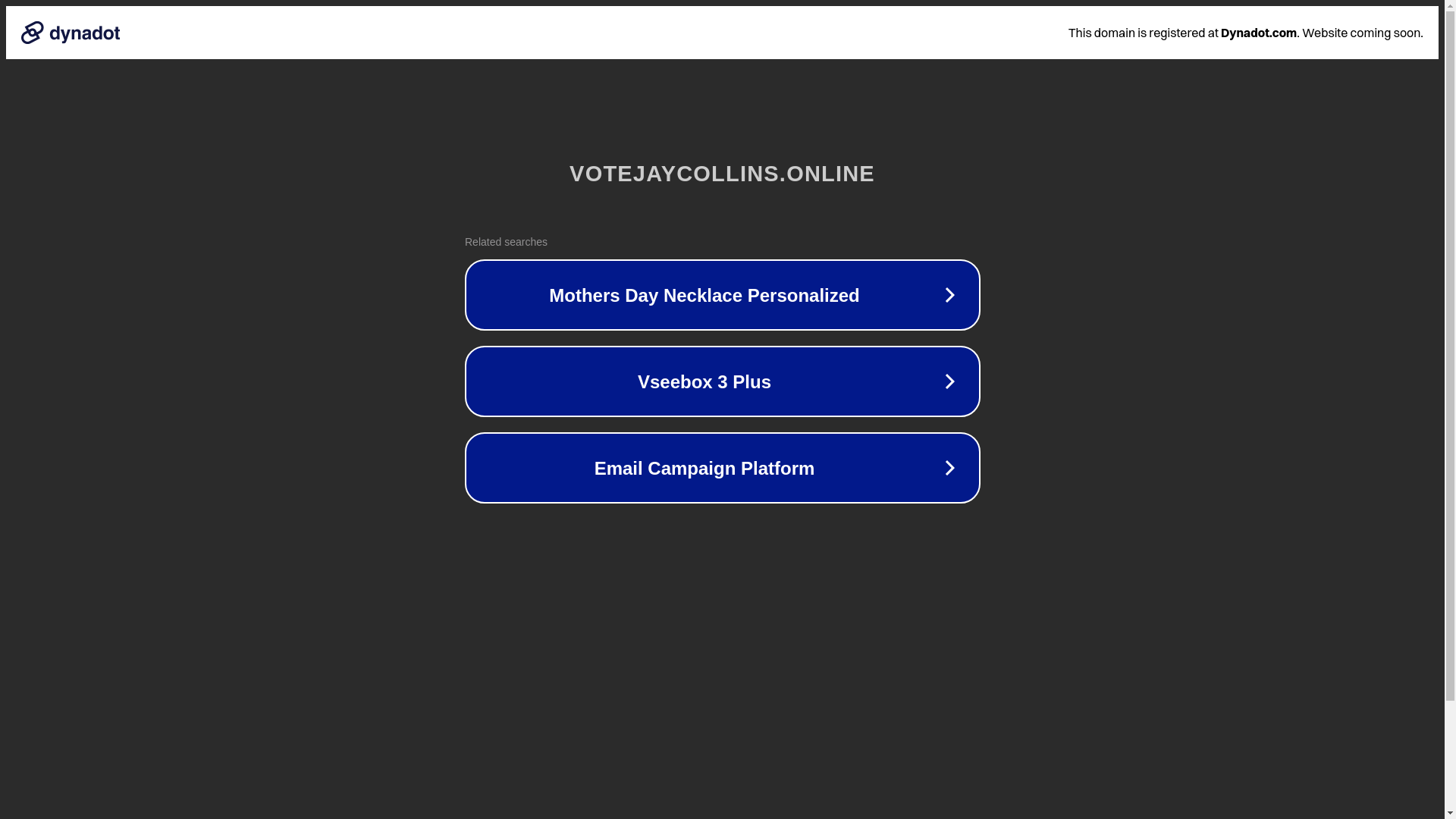 website screenshot of https://votejaycollins.online/